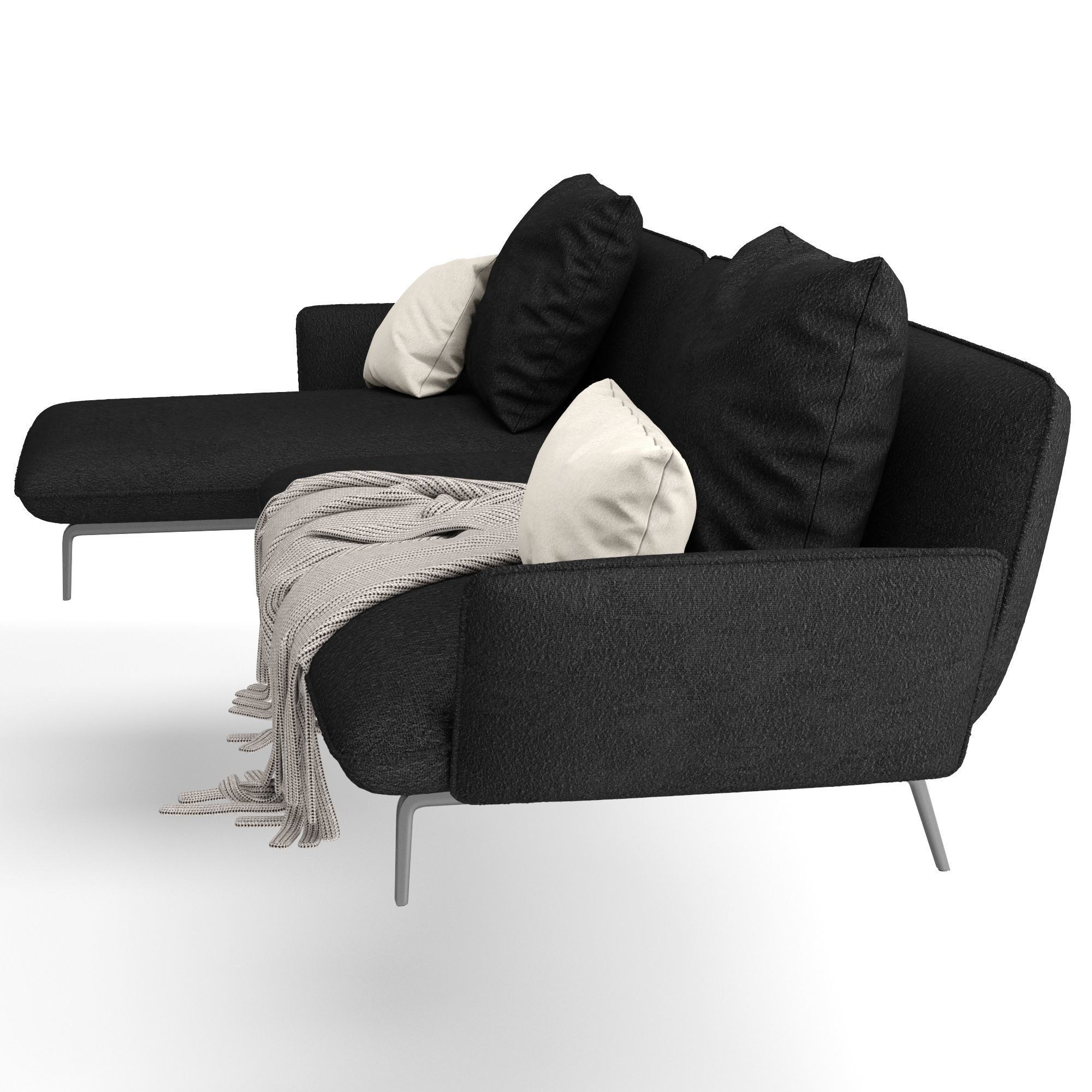 Zanotta Dove chaise lounge sofa 3D model CGTrader