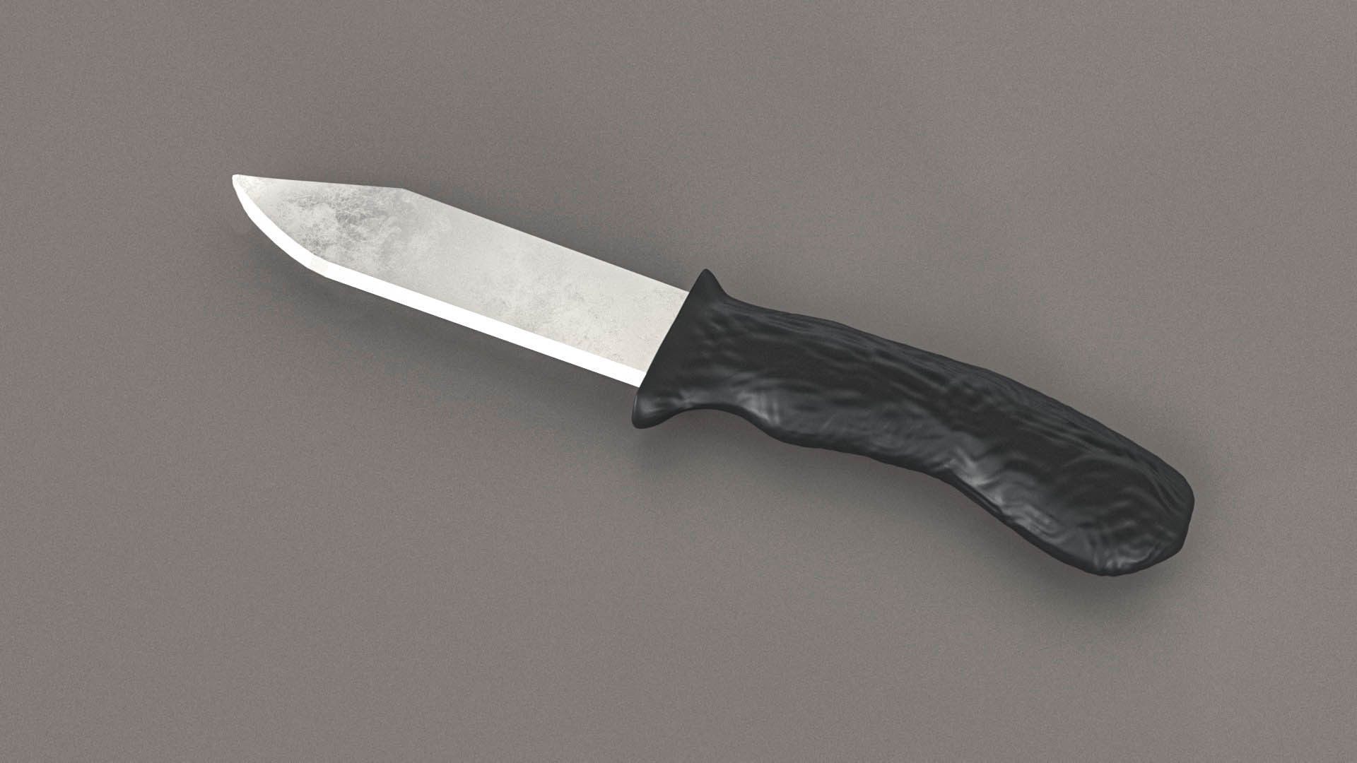 Knife handle 3D print model CGTrader