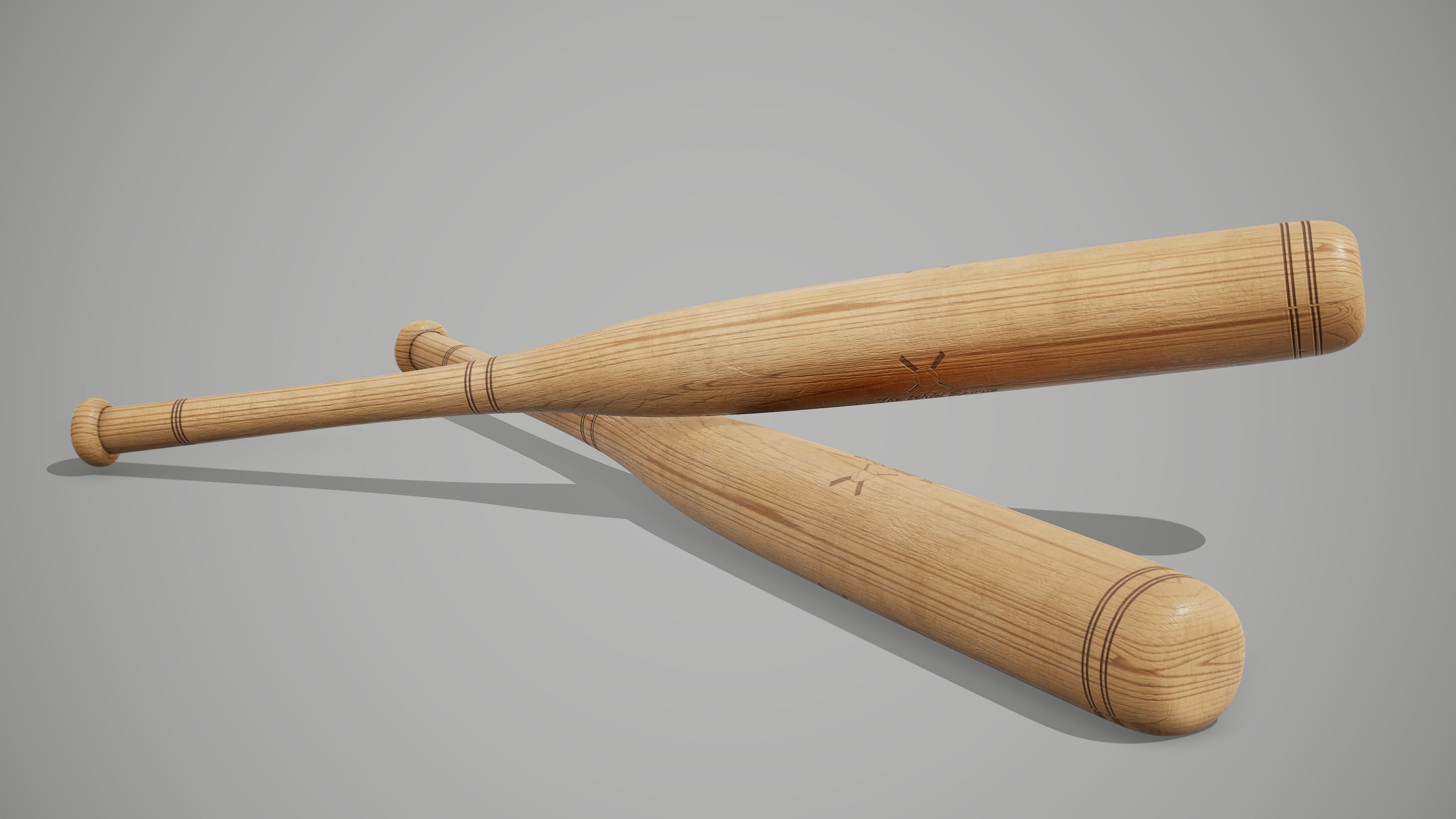 3D model Baseball Bat VR / AR / lowpoly CGTrader