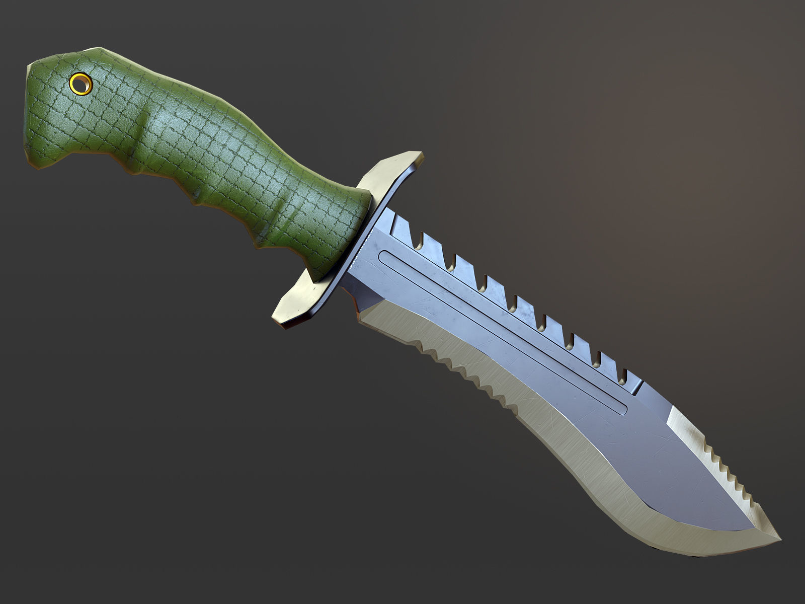 3D model USMC Marine Kukri Knife VR / AR / low-poly | CGTrader