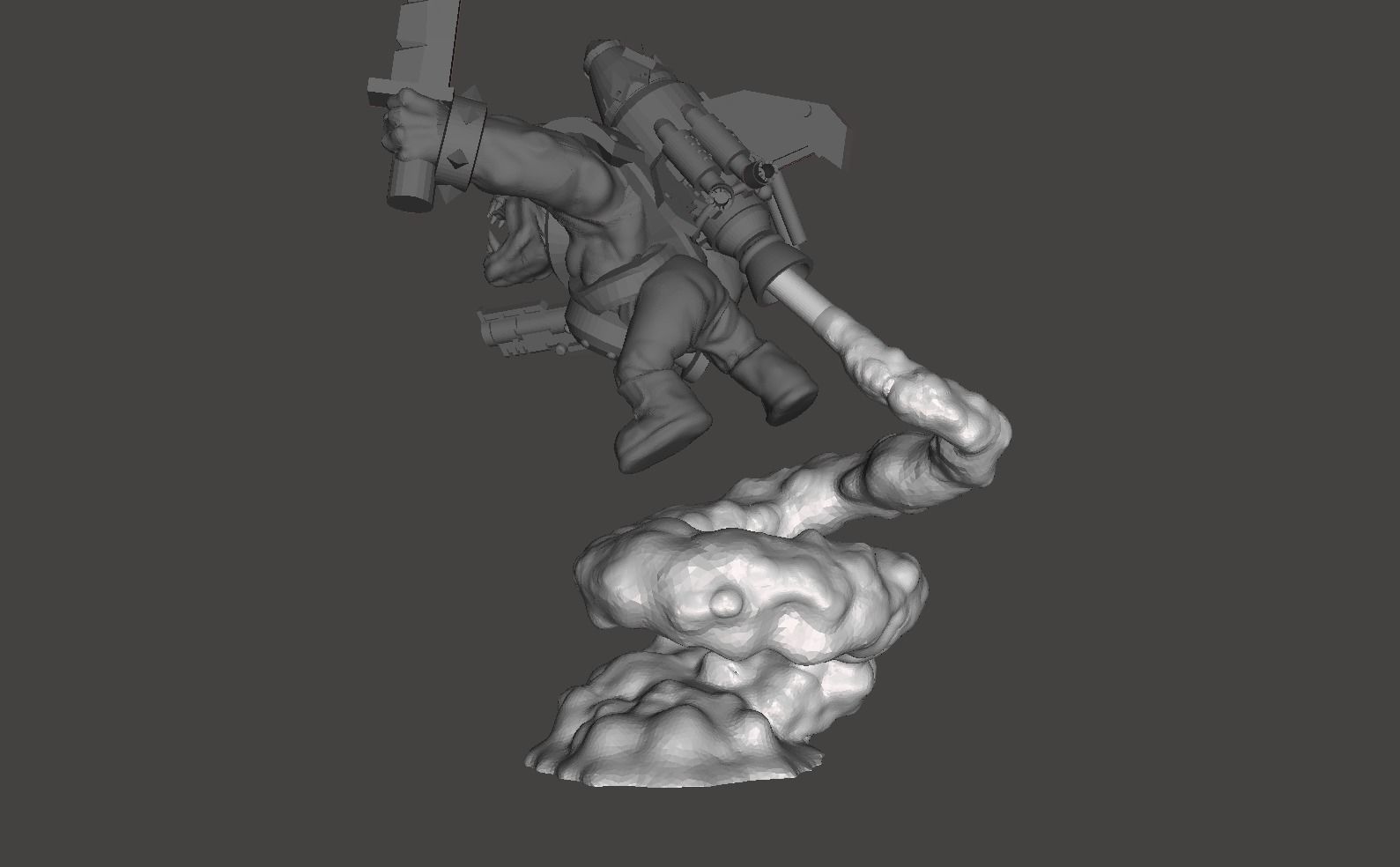 3D printable model Stormboyz Rokkit Pack Smoke Stand
