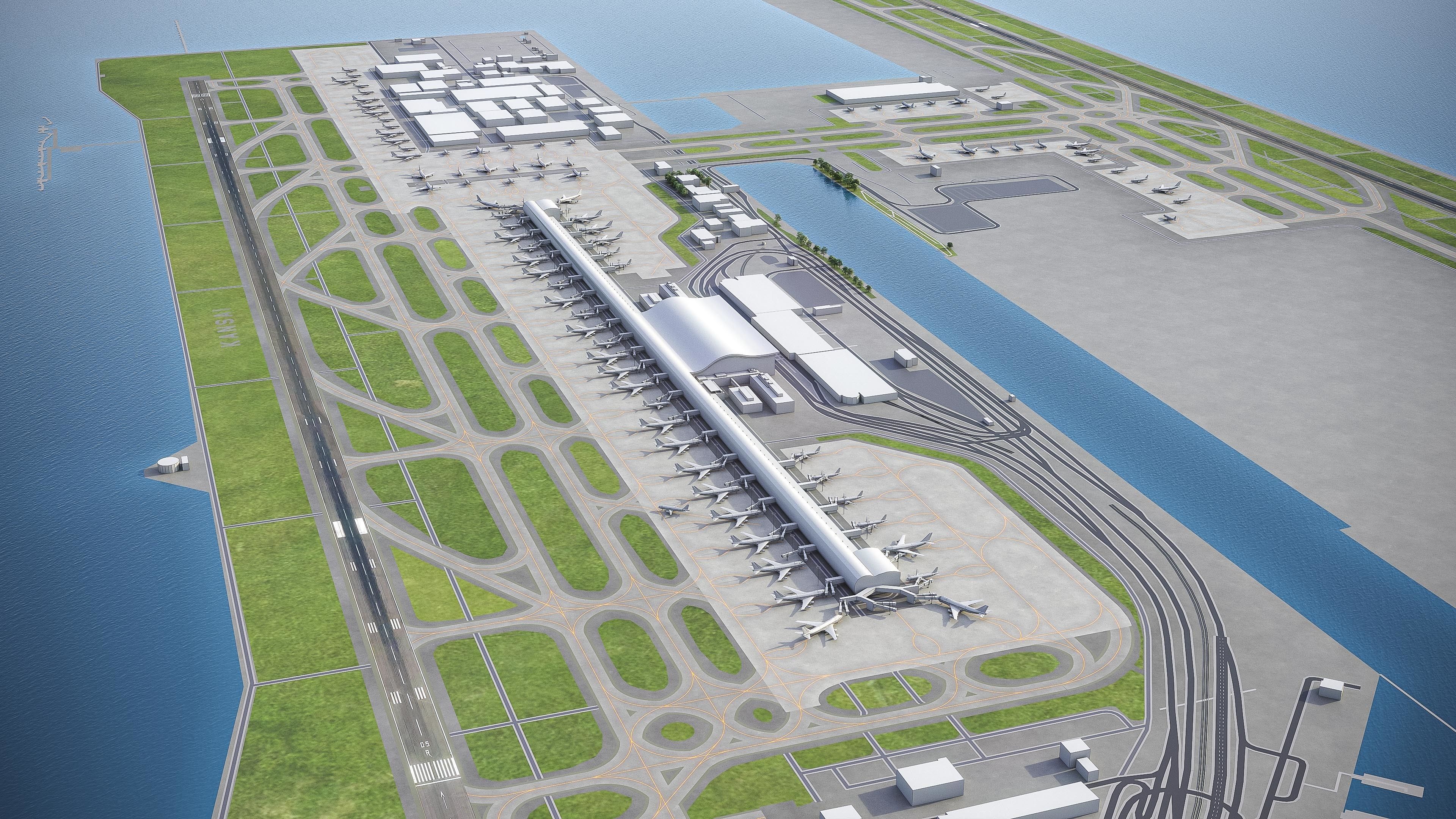3D model Kansai International Airport KIX VR / AR / lowpoly CGTrader