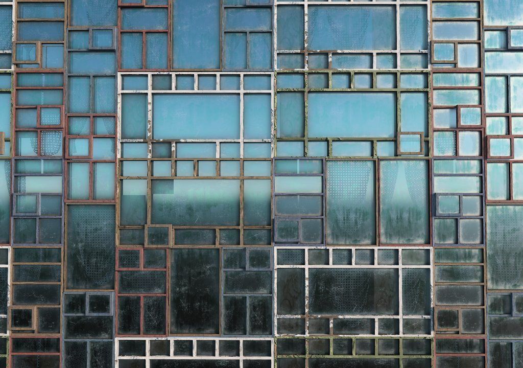 Old wooden windows