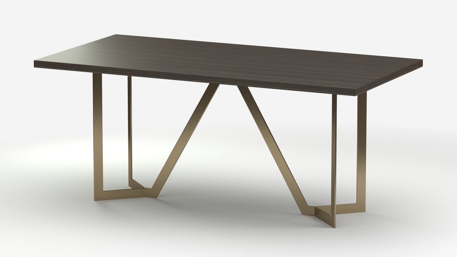 West Elm Tower Dining Table 3D model CGTrader
