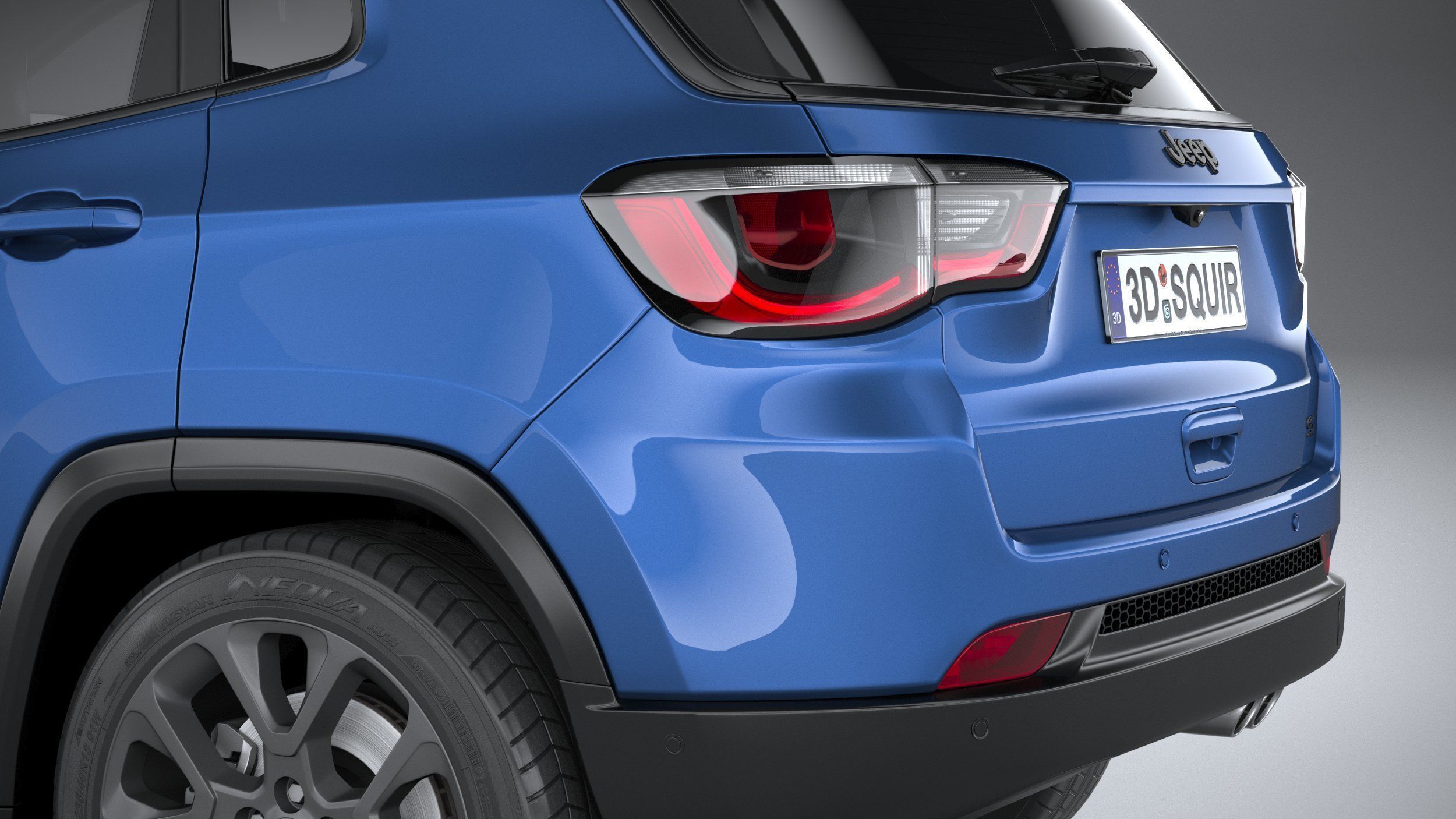 Jeep Compass 2020 3D model CGTrader