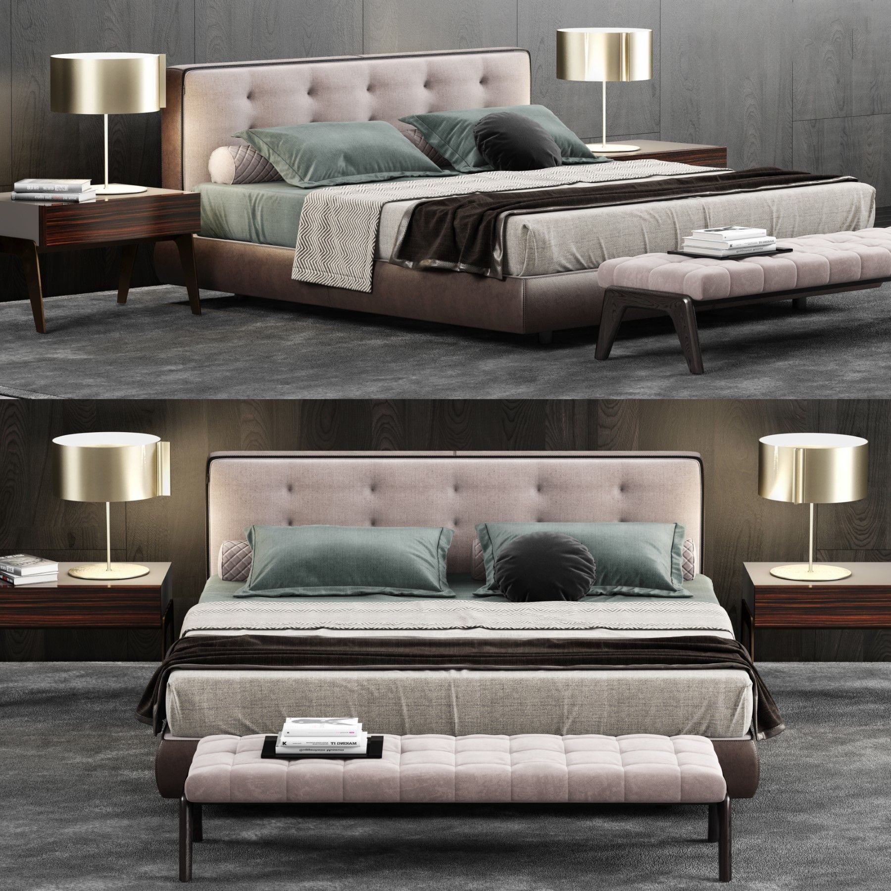 Minotti Bedford Bed