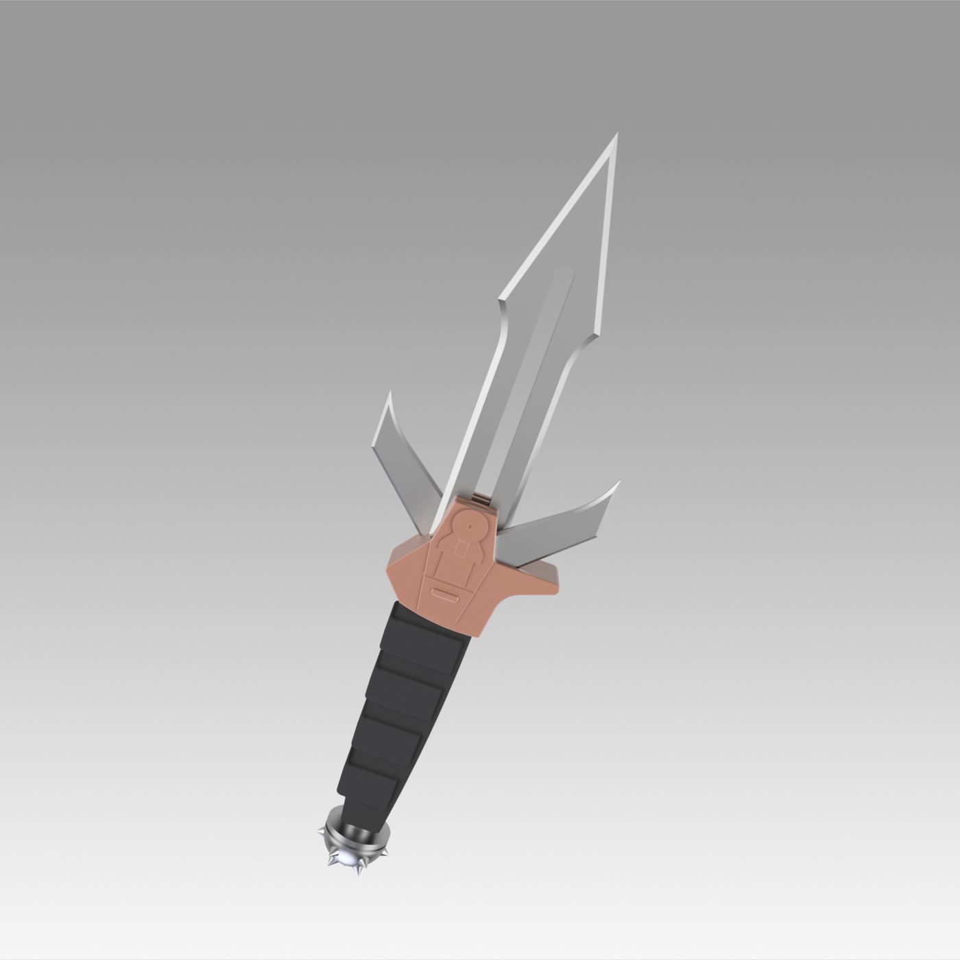 Star Trek Klingon DK Tahg Knife 3D model CGTrader