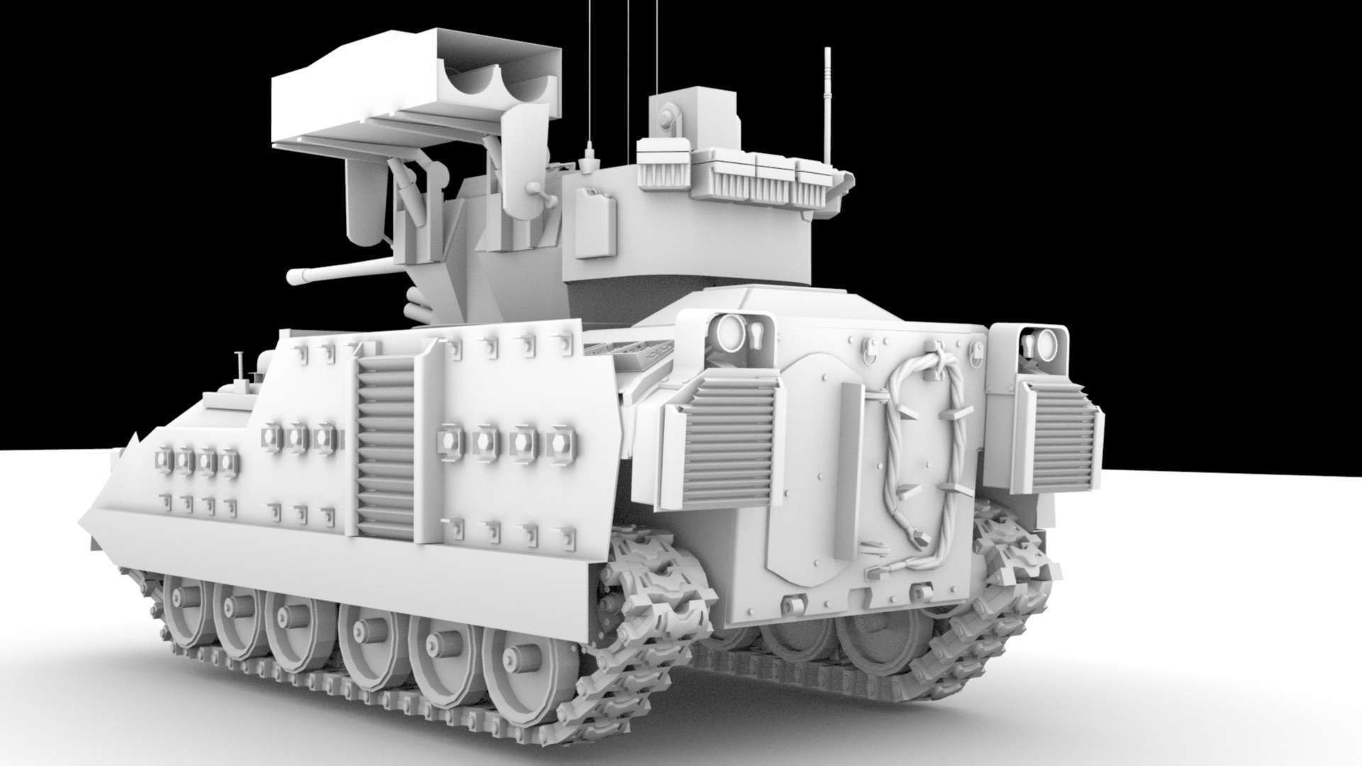 Tank military 3D model CGTrader