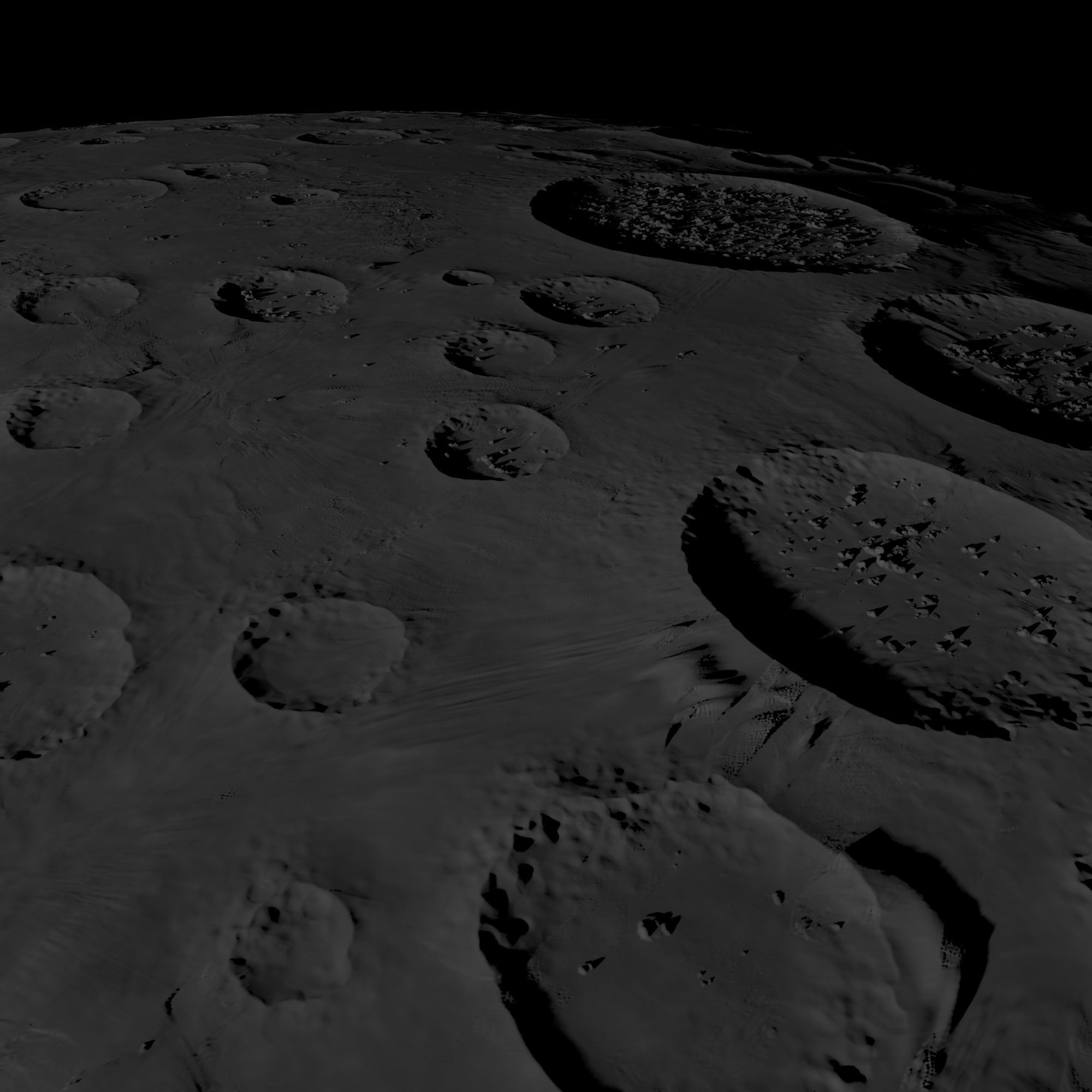 Moon surface craters Texture CGTrader