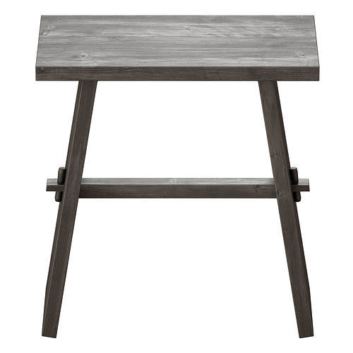 Lax Reclaimed Wood End Table Crate and Barrel 3D model CGTrader