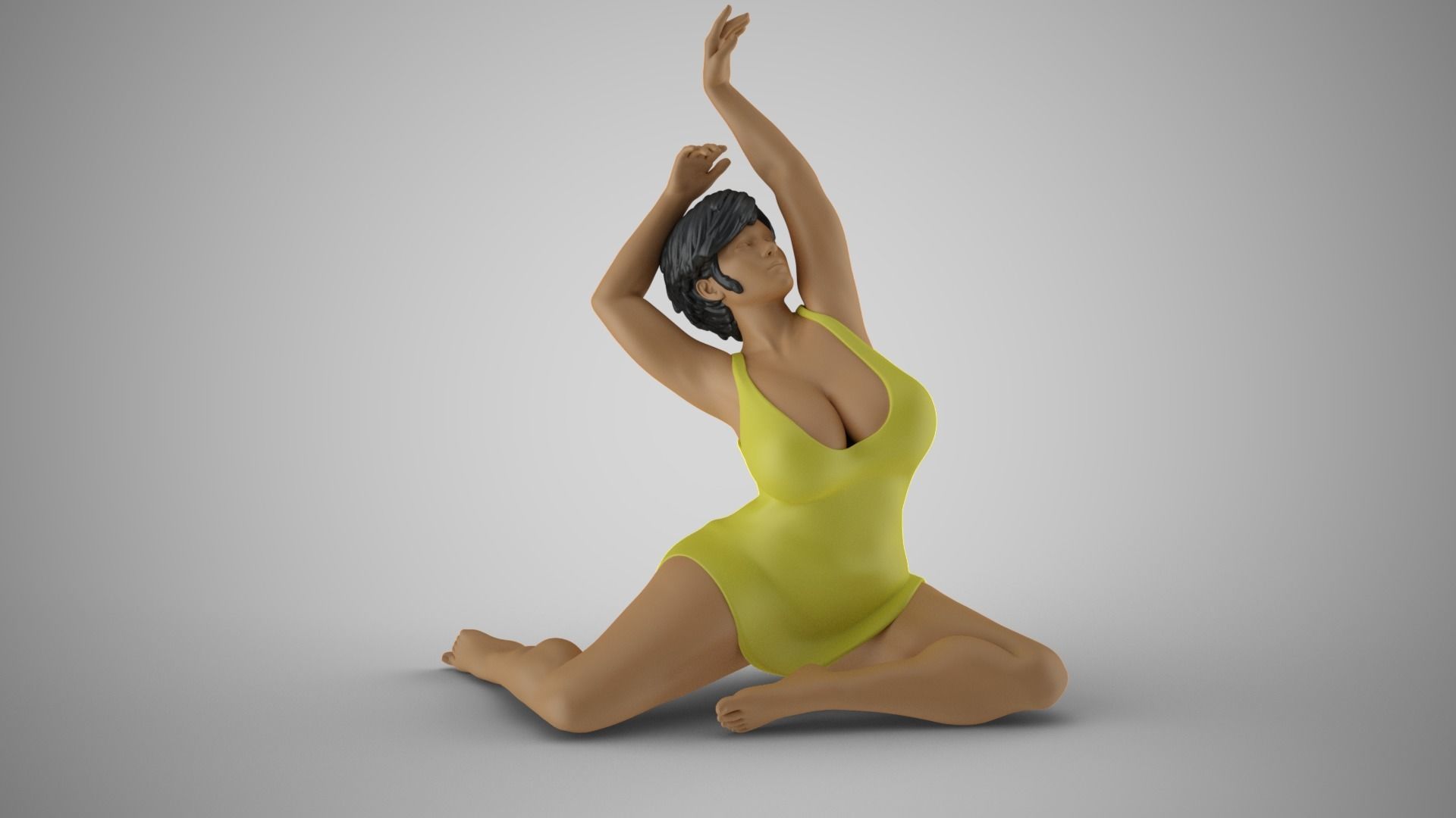 Woman Against the Breeze