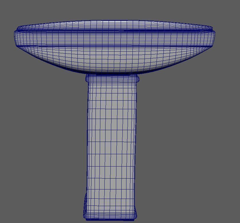 Vortens Velezza Pedestal Bathroom Sink 3D model CGTrader