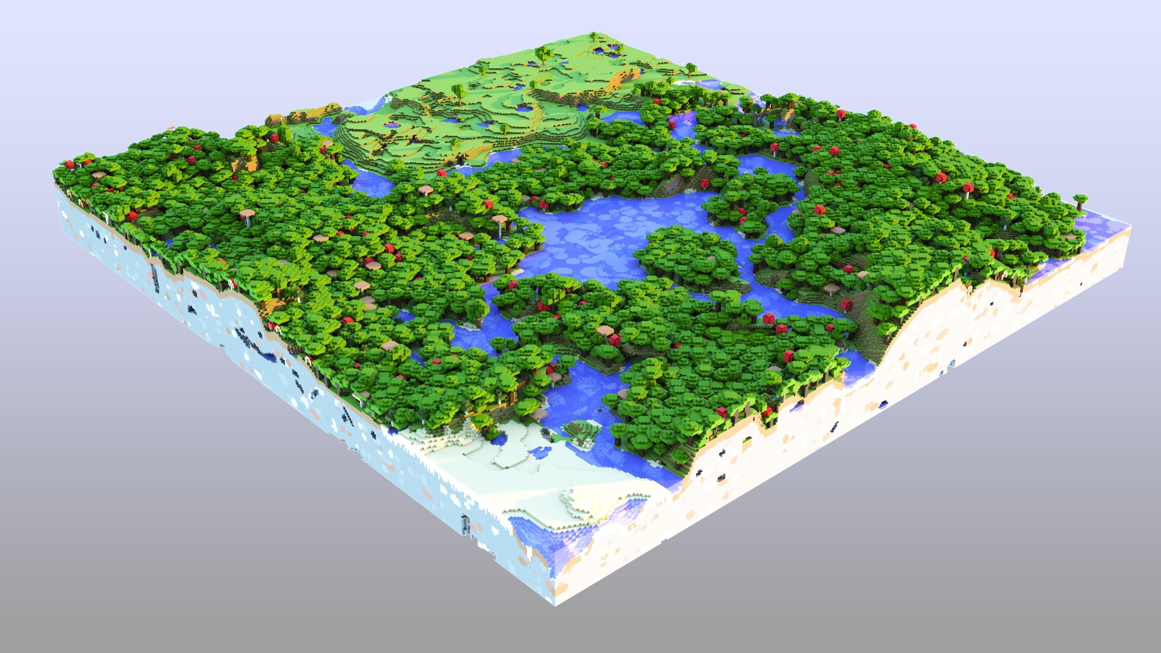 minecraft-lakey-forest-landscape-3d-model-cgtrader