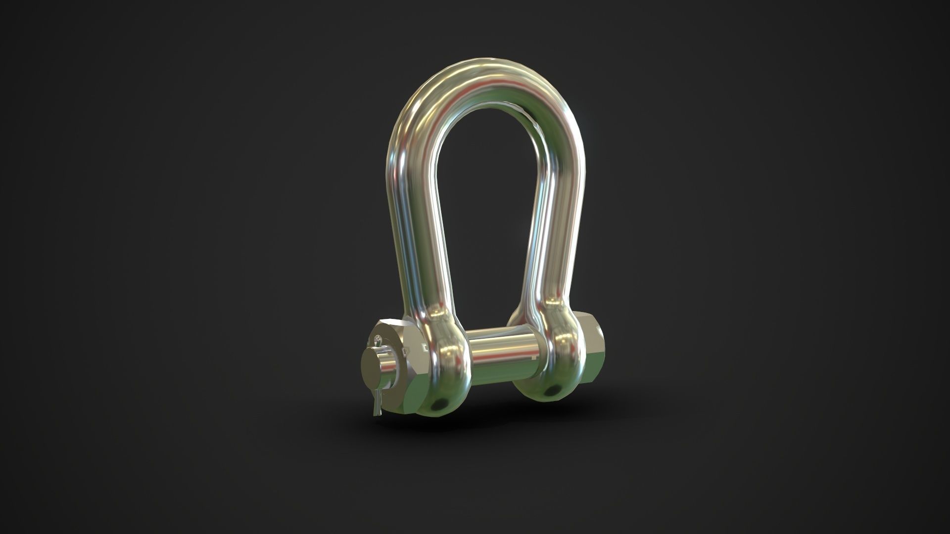 Shackle 3D model CGTrader