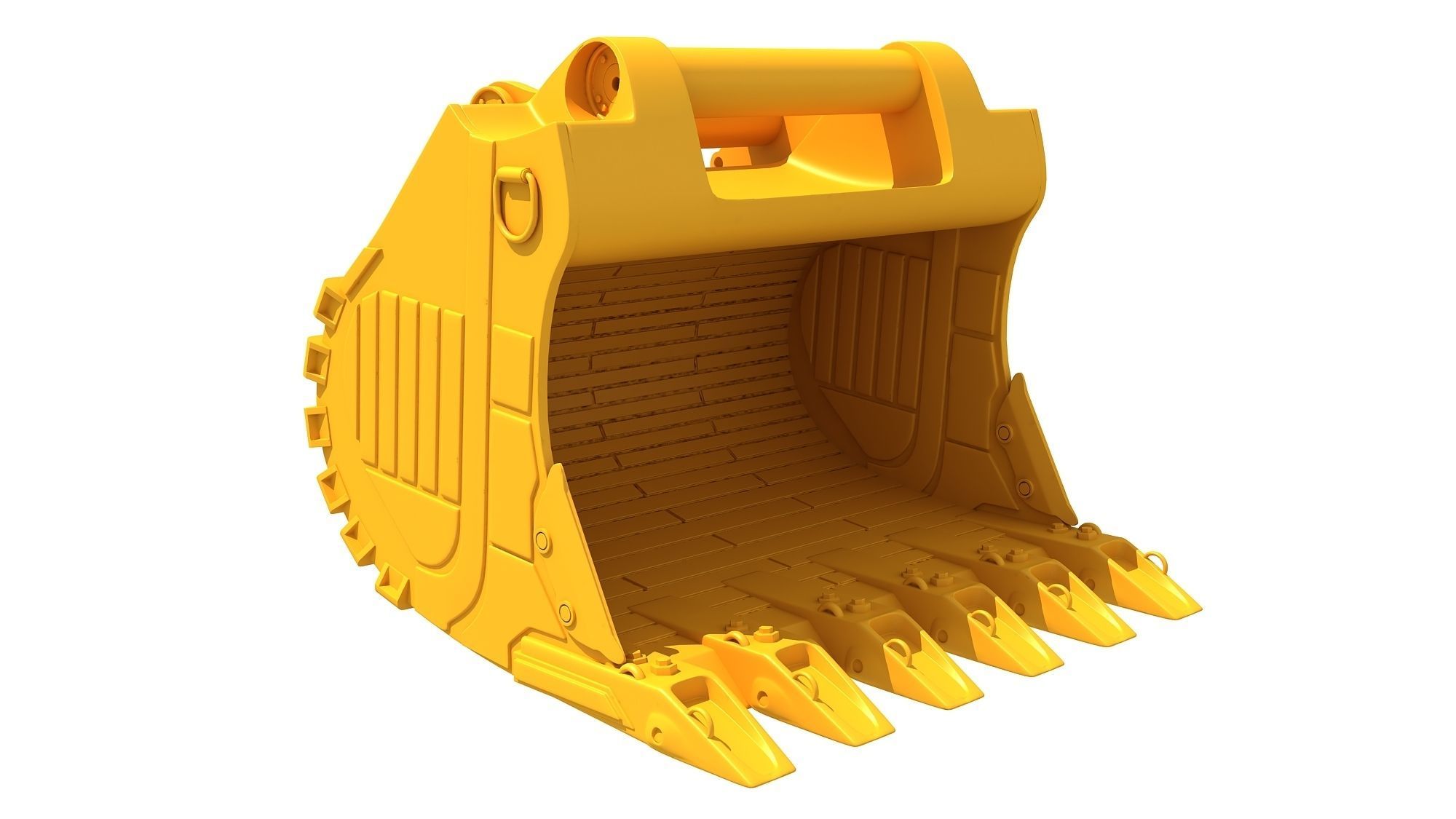 Excavator Bucket 3D model MAX OBJ 3DS C4D LWO MA
