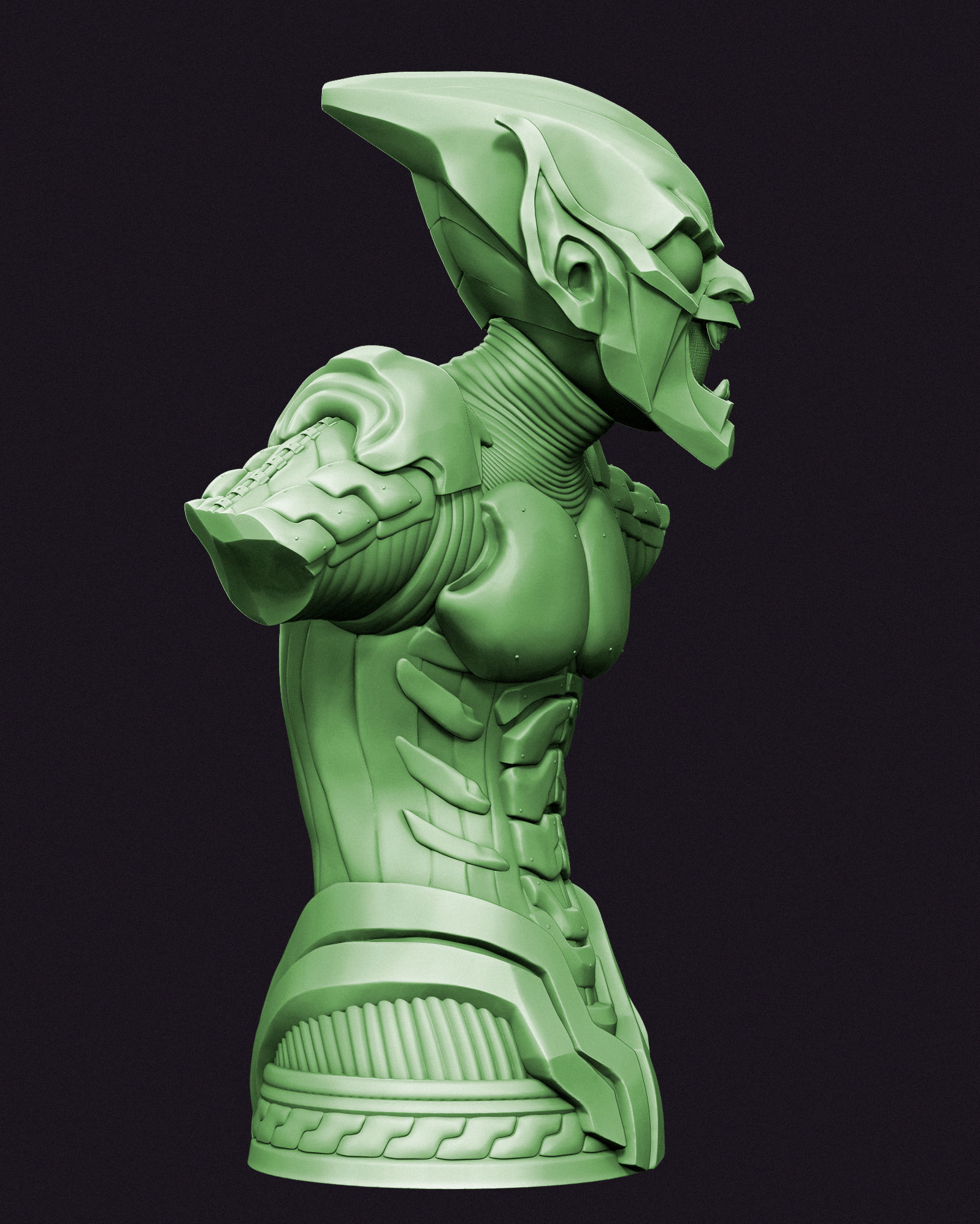 Green Goblin 3D model 3D printable | CGTrader