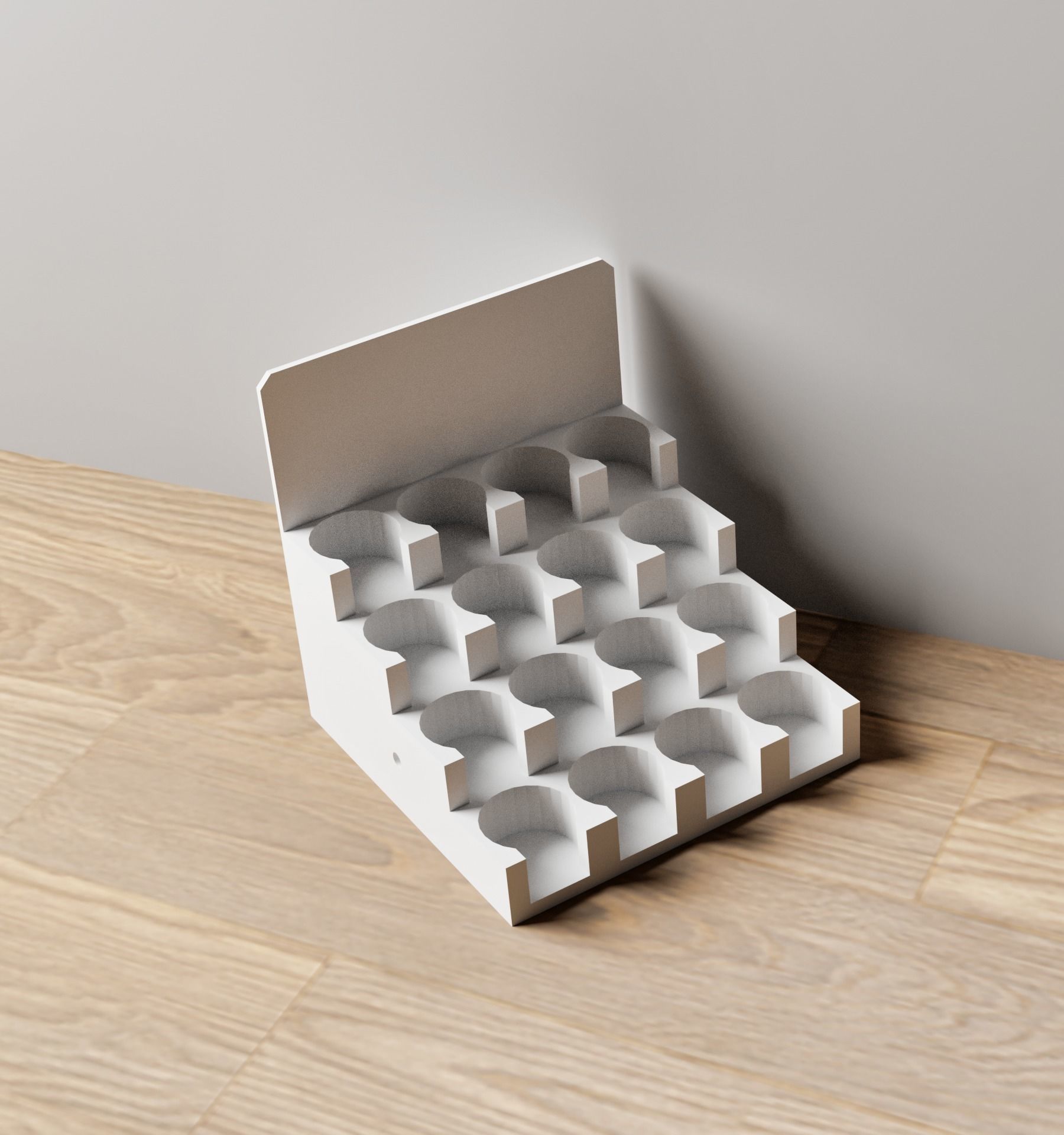 026MT LA Unit 16x GW Citadel Paint Rack 3D model 3D printable CGTrader