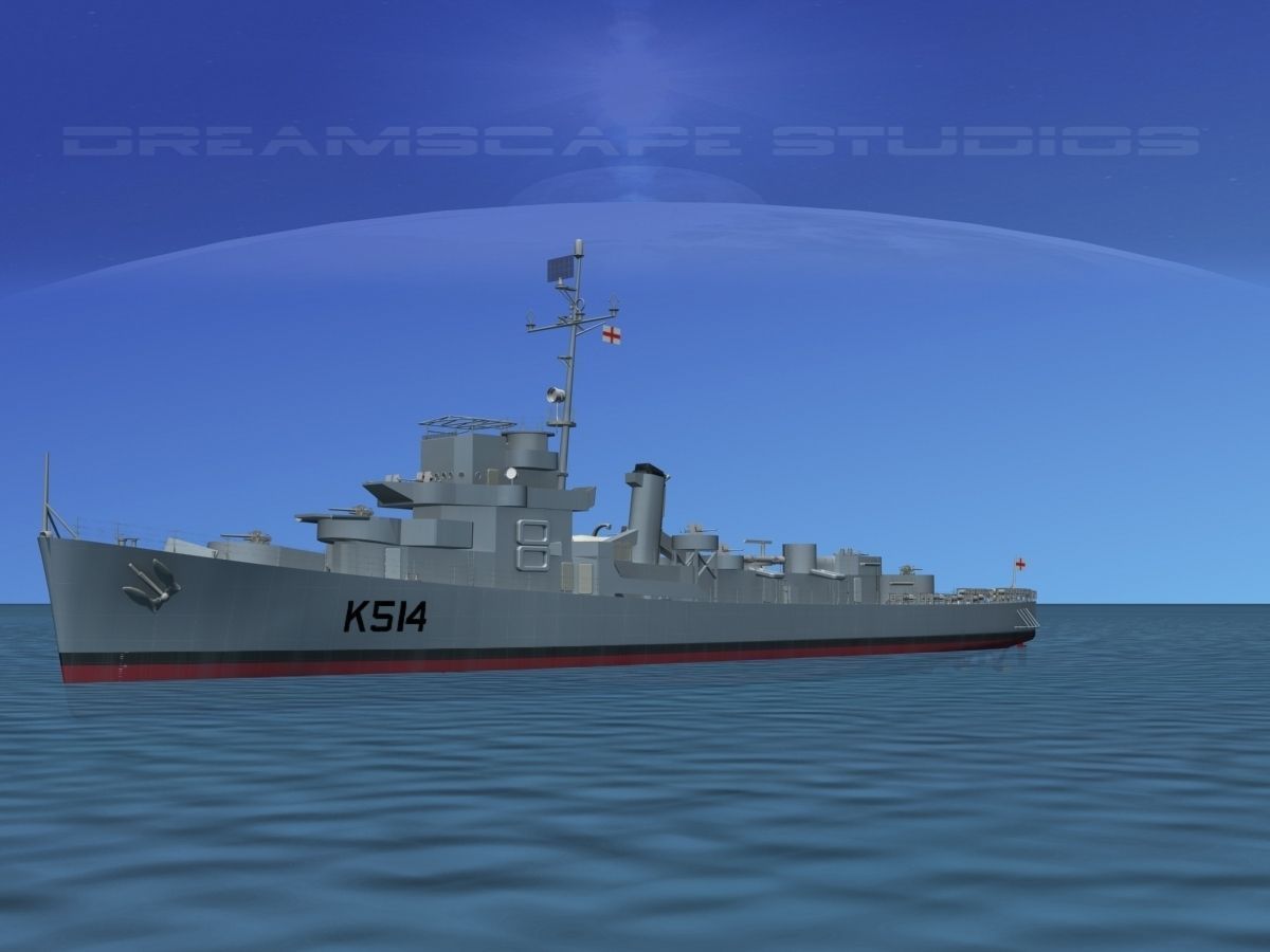 UK Captains Class Frigate HMAV Lawford