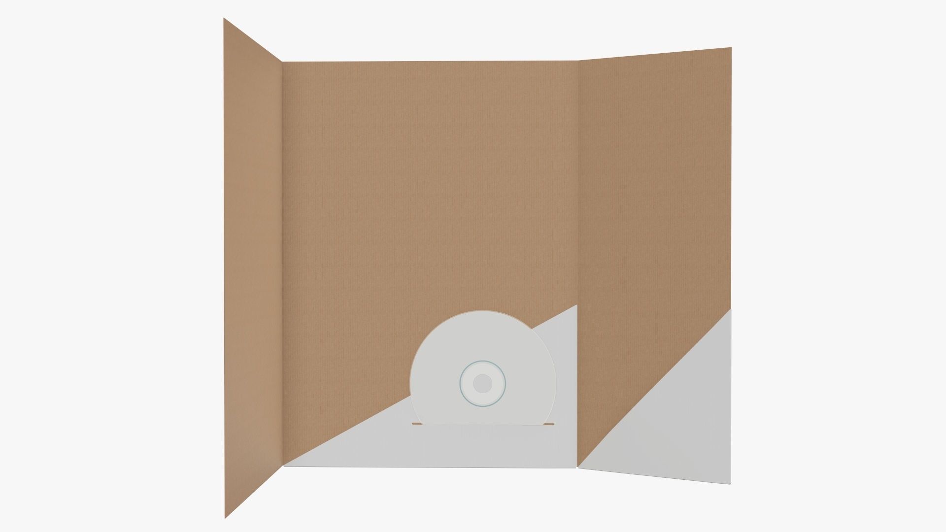 DVD disc folder presentation