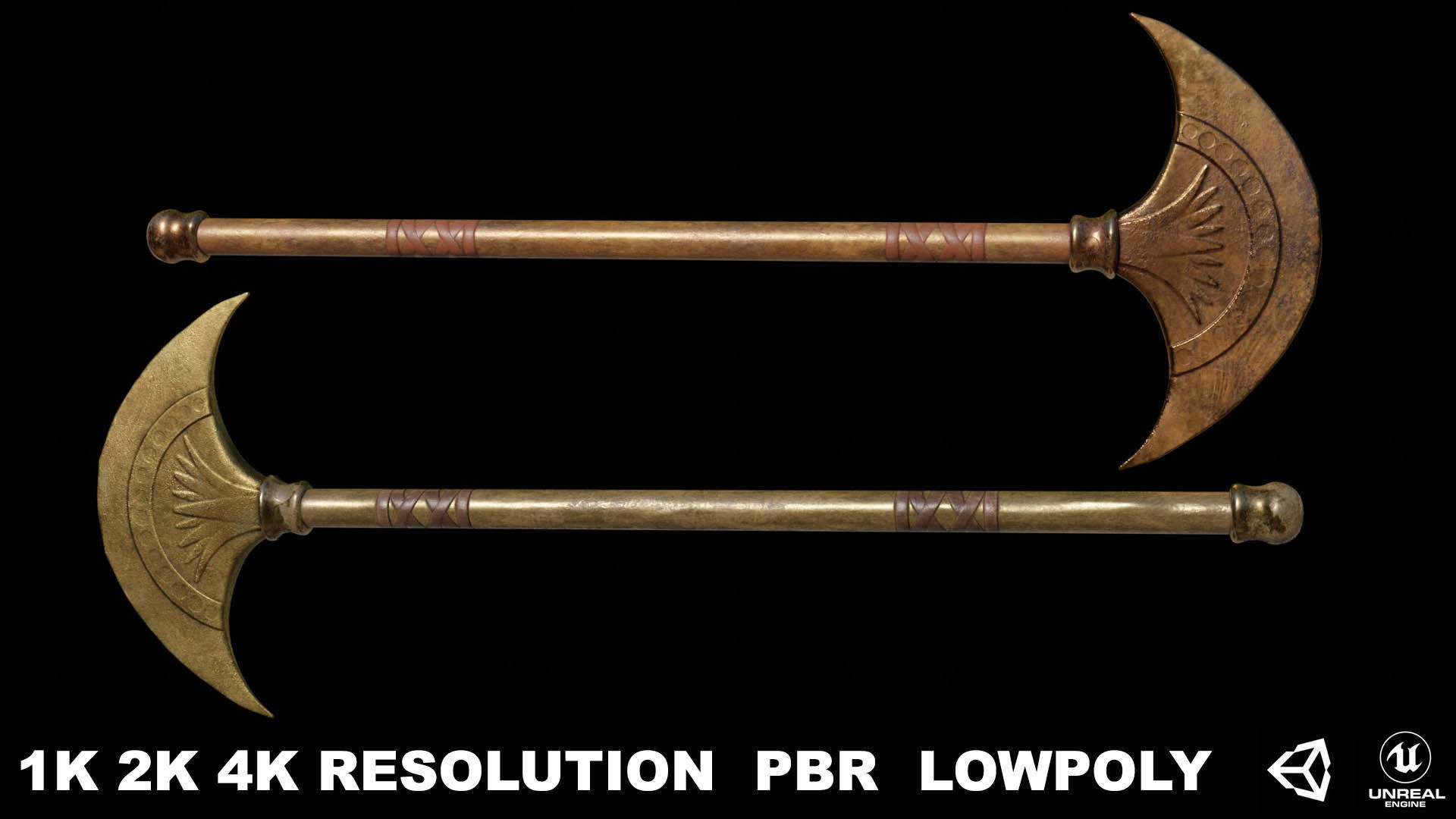 3D model Egyptian Palm Axe VR / AR / lowpoly CGTrader