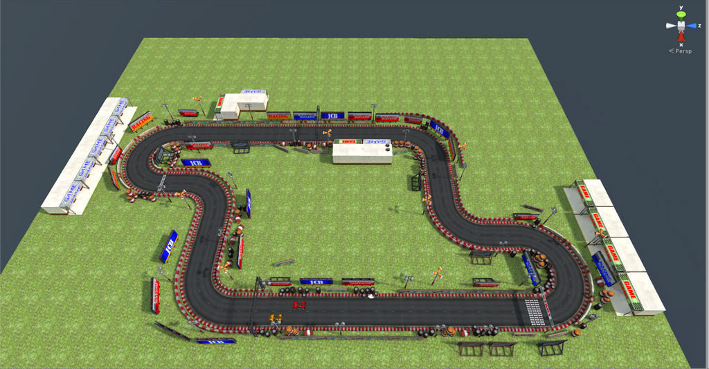 3D model Racing track VR / AR / lowpoly CGTrader