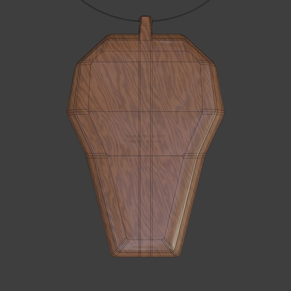 3D model Wood Carved Otter Paw Medallion VR / AR / low-poly | CGTrader