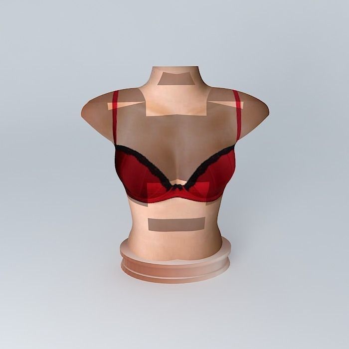 Bra Counter Stand free 3D model CGTrader