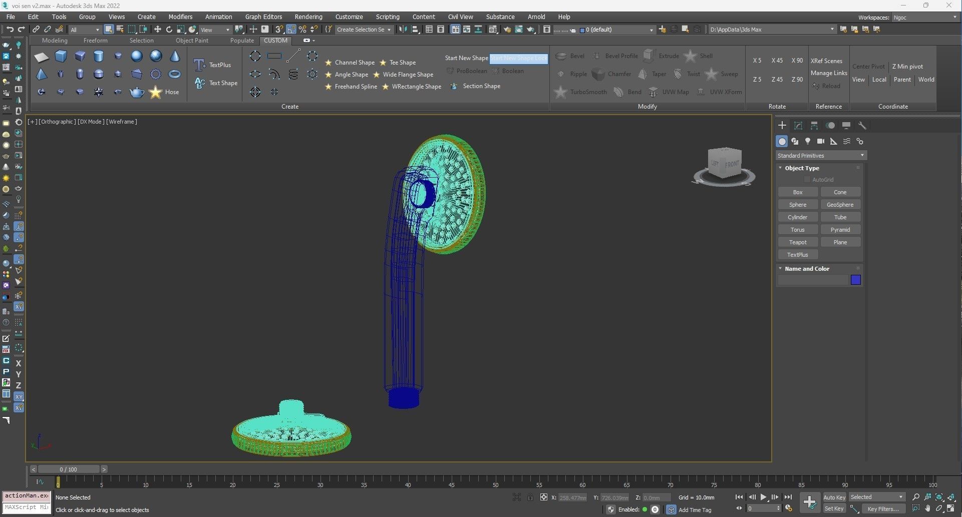 Basic shower head 3D model 3D printable | CGTrader
