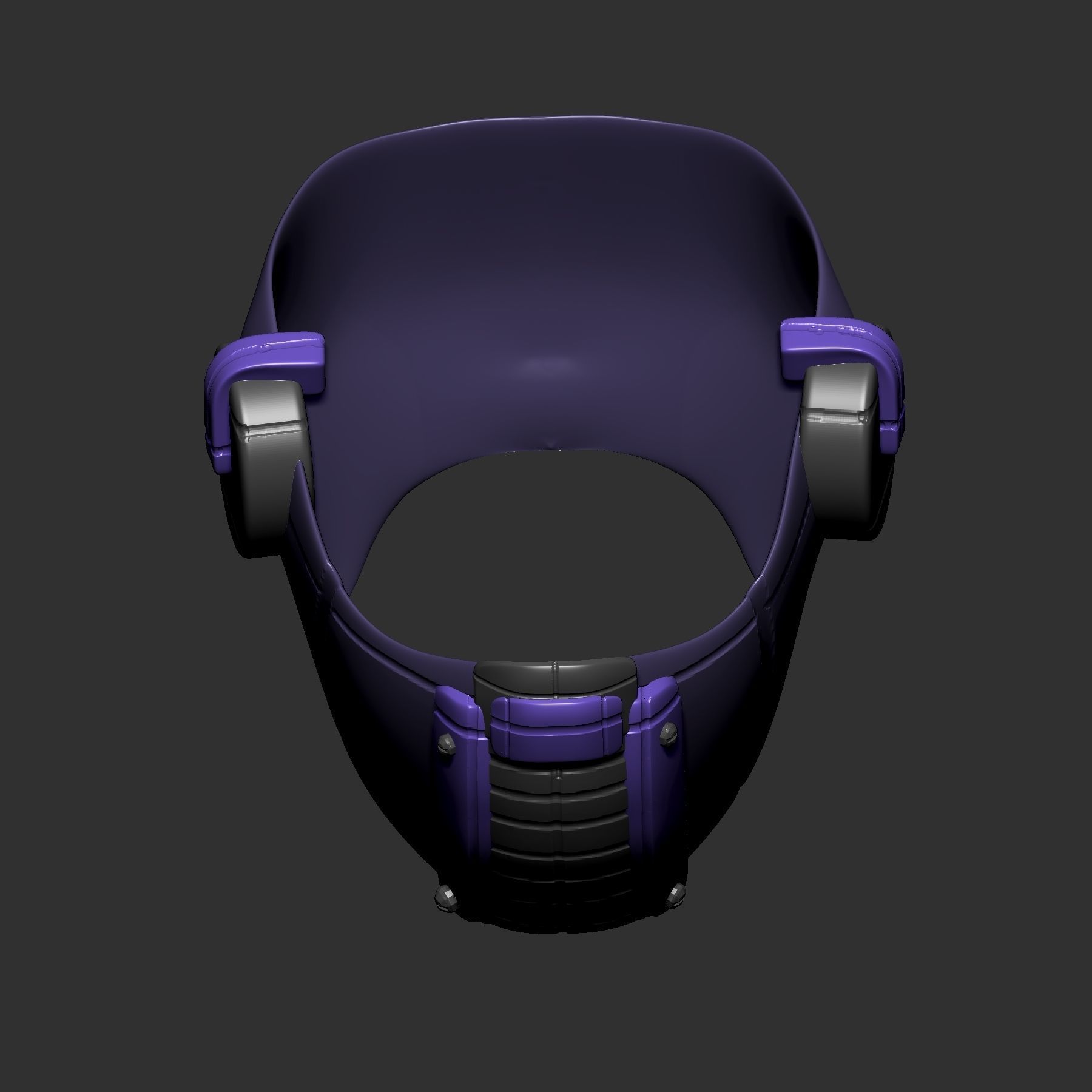 gas mask helmet scifi high poly sculpt ver8 3d printable 3D model ...