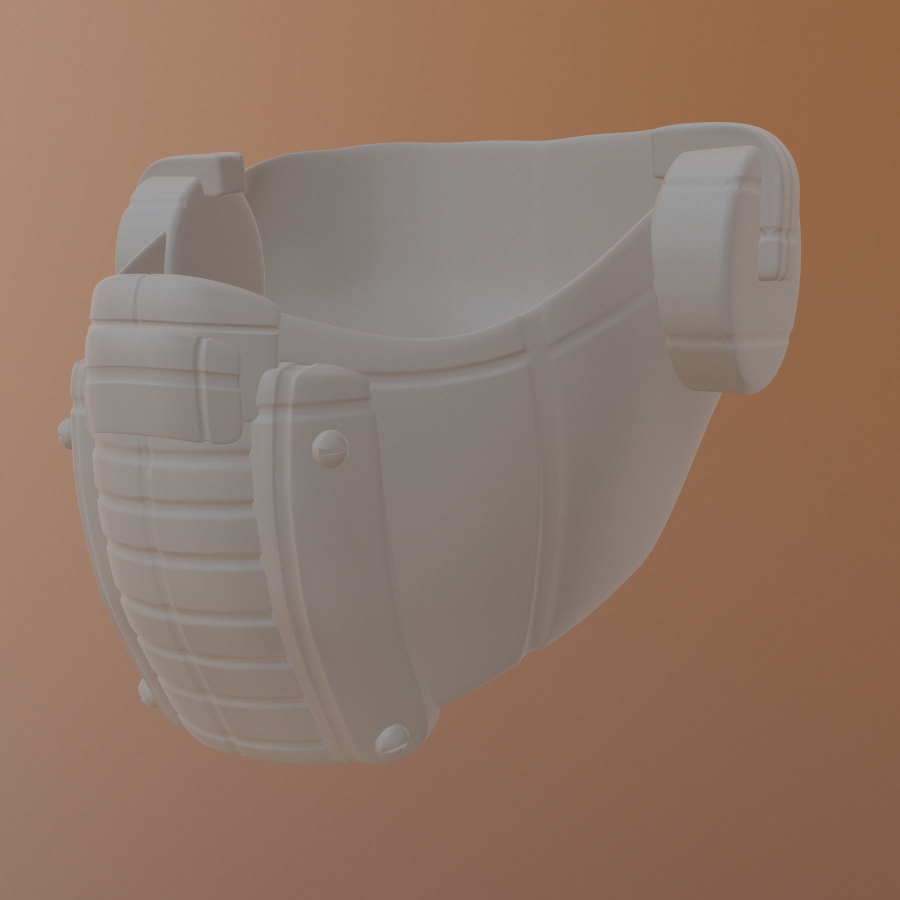 gas mask helmet scifi high poly sculpt ver8 3d printable 3D model ...
