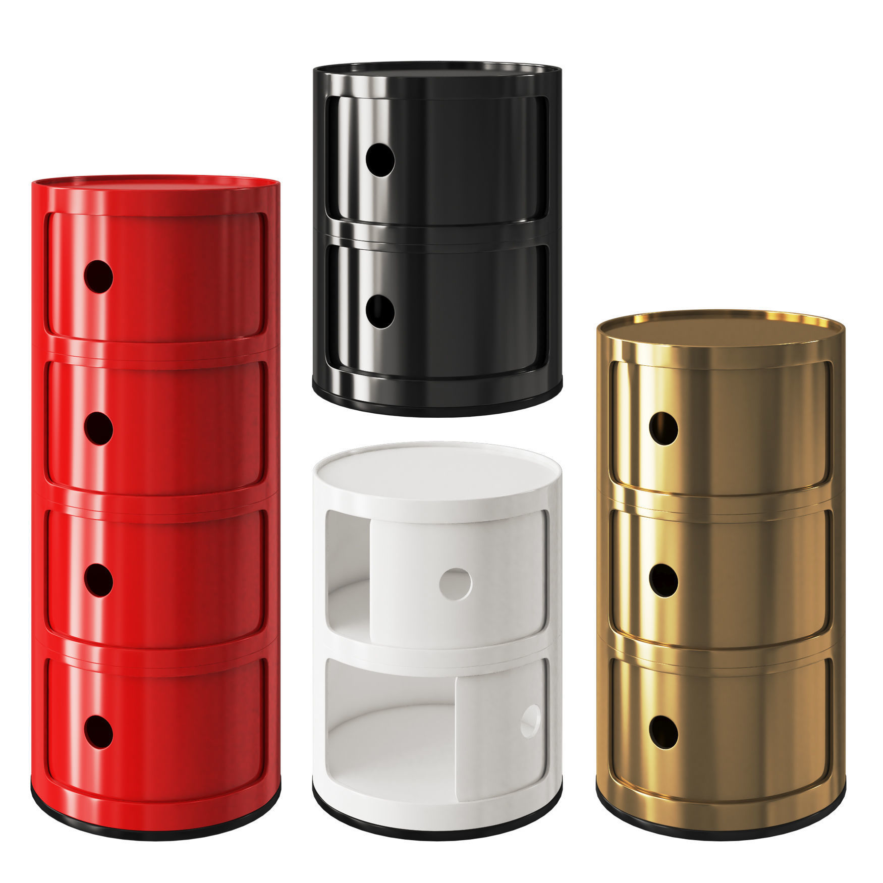 Kartell Componibili 3D model CGTrader