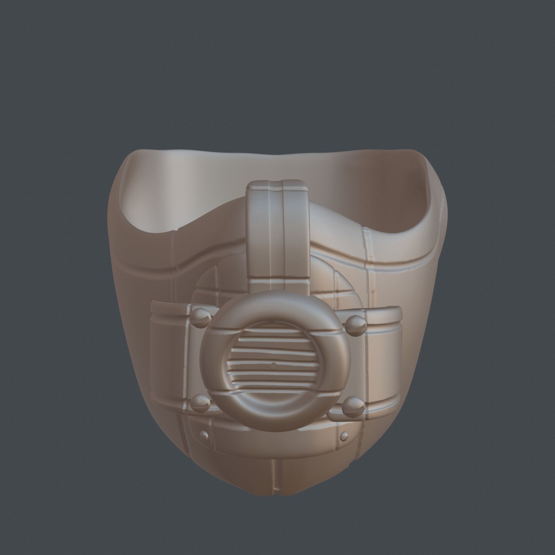 gas mask helmet scifi ver 3 sculpt 3d printable 3D model | CGTrader