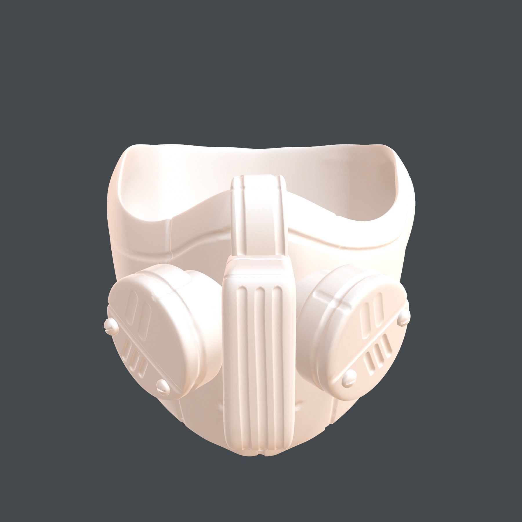 gas mask helmet scifi high poly 3d printable 3D model | CGTrader