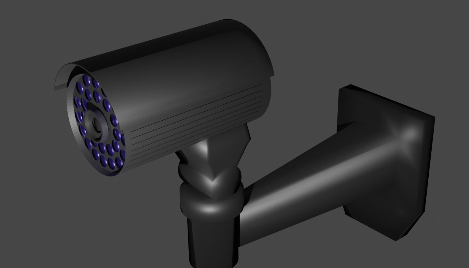 CCTV Camera 3D model animated CGTrader