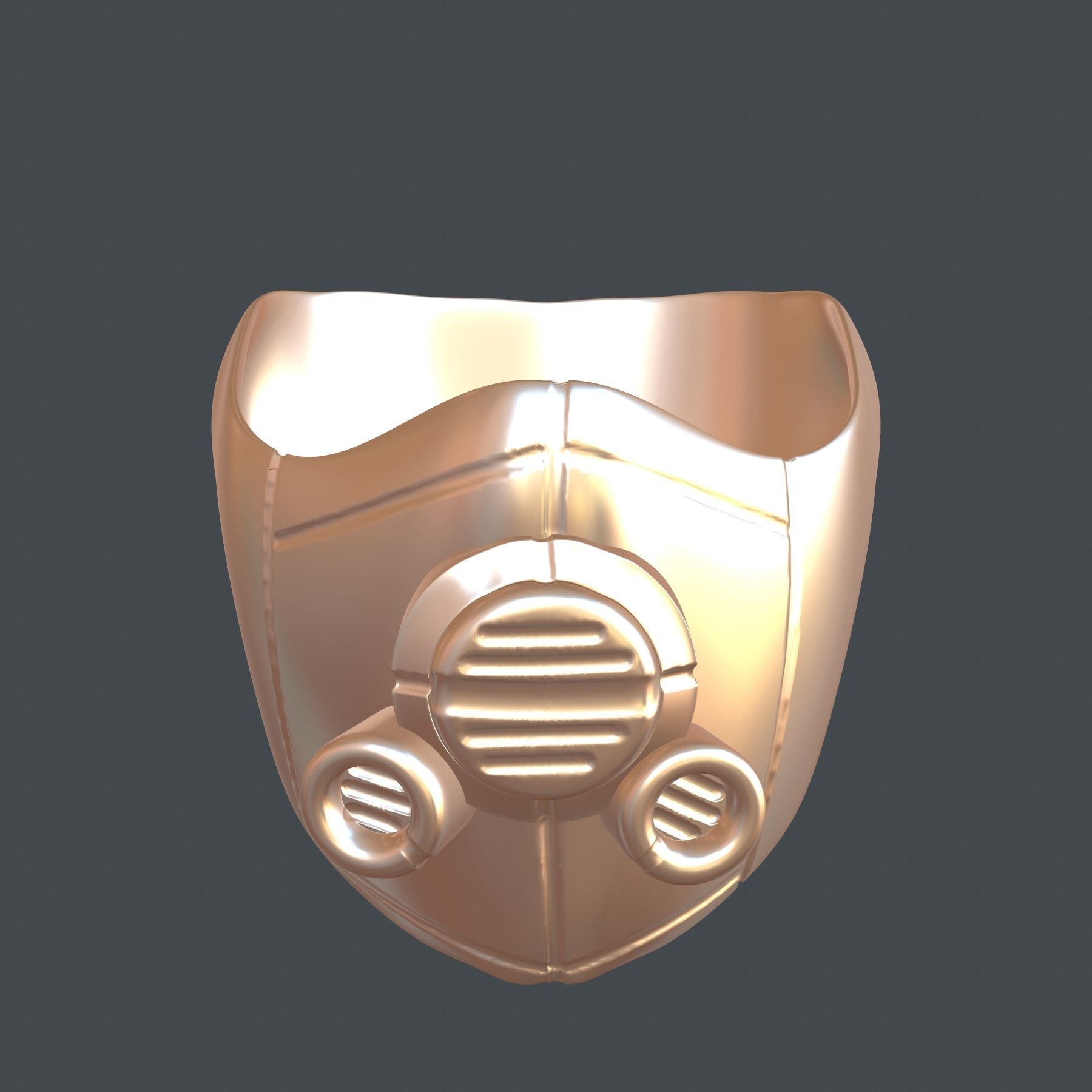 gas mask helmet scifi high poly sculpt ver 4 3d printable 3D model ...