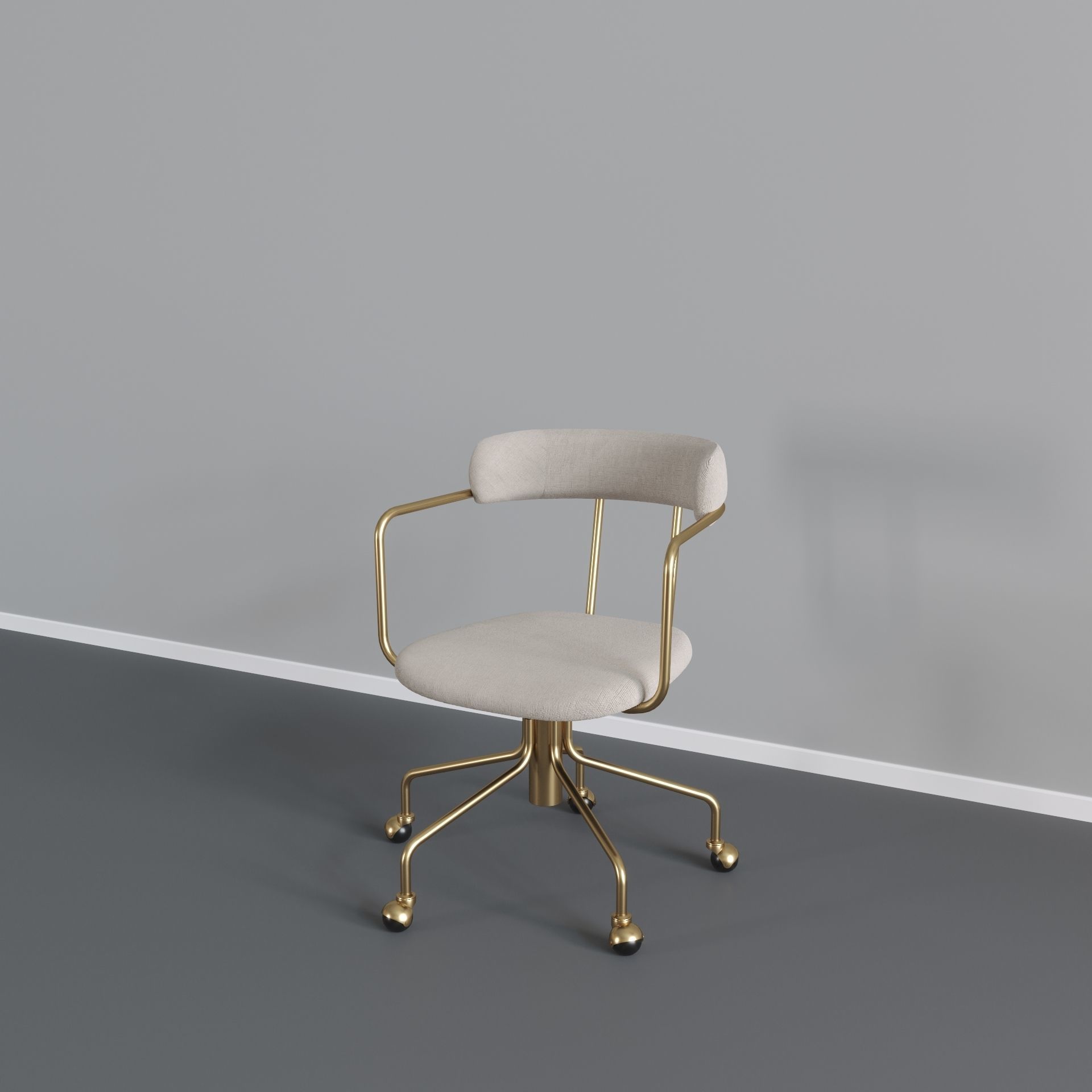 3D model Lenox Swivel Office Chair VR / AR / low-poly MAX OBJ 3DS FBX STL