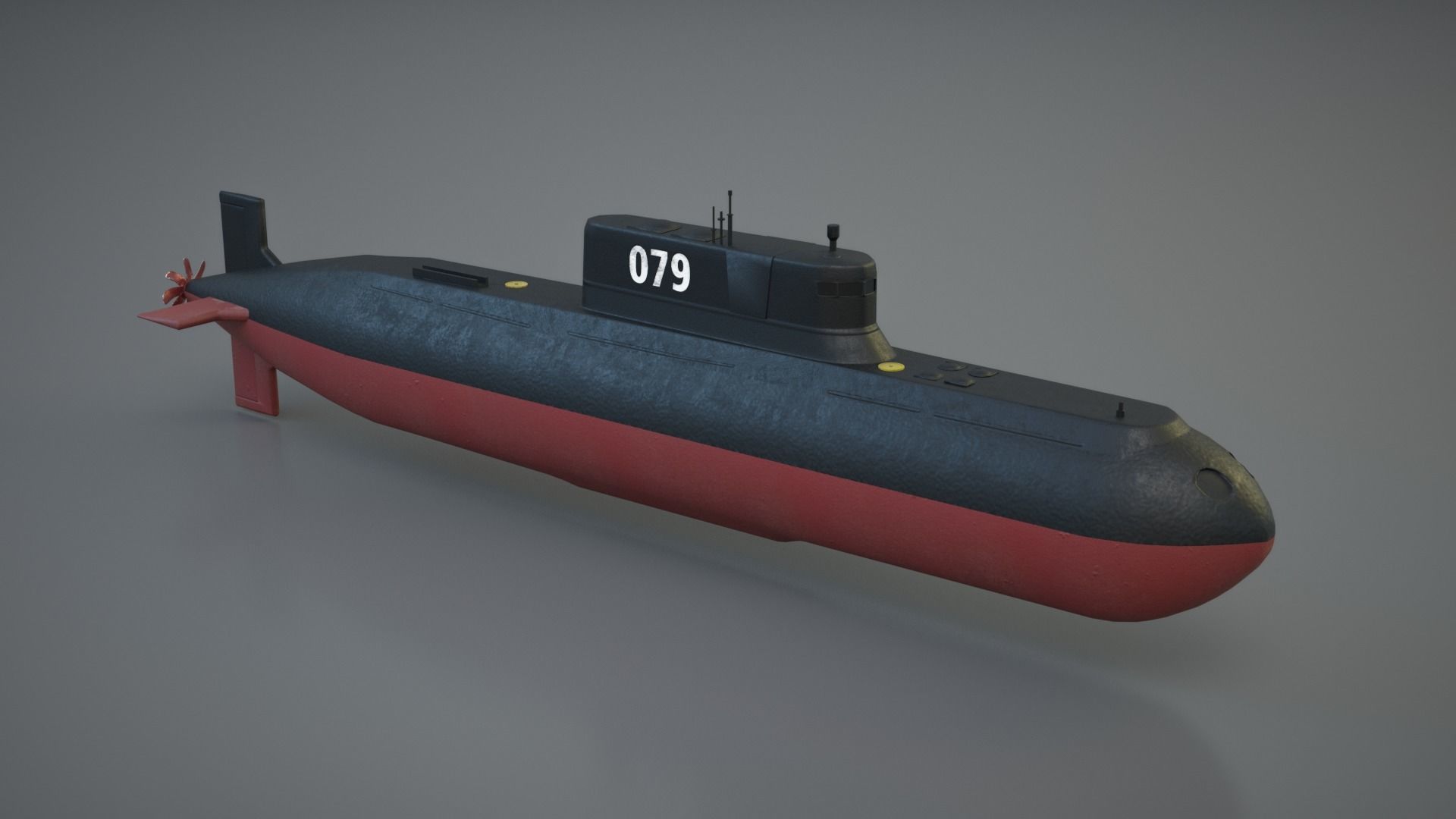 Submarine 3D model