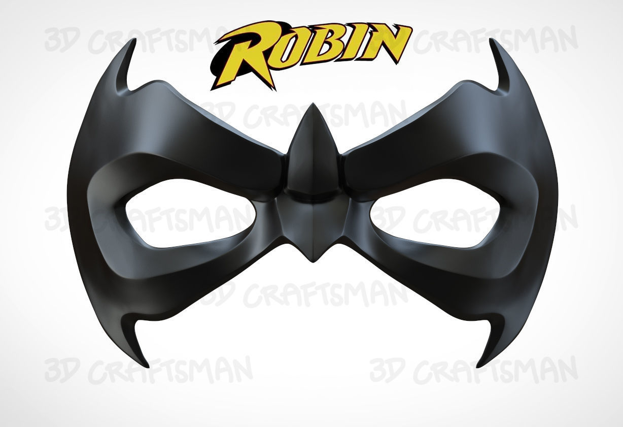 Robin Mask 3D print Cosplay Prop | CGTrader
