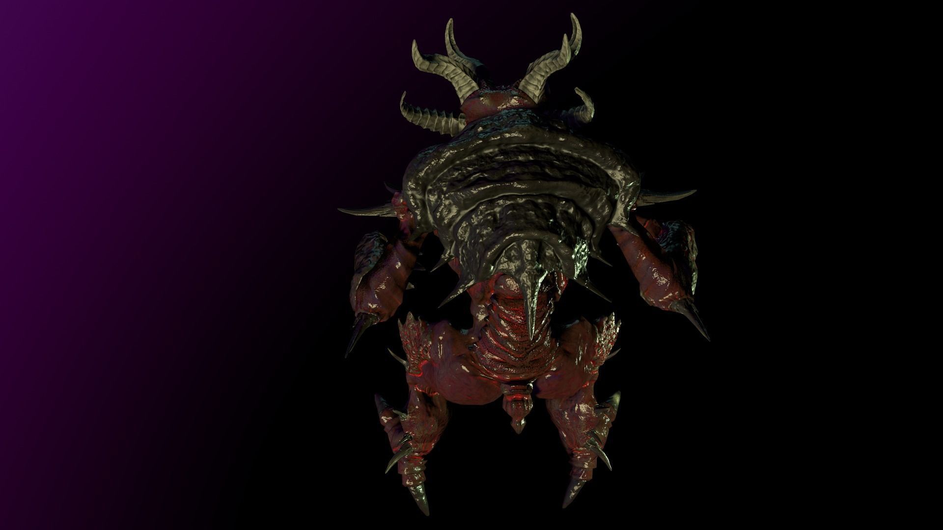 3D model Demon Insect VR / AR / low-poly | CGTrader