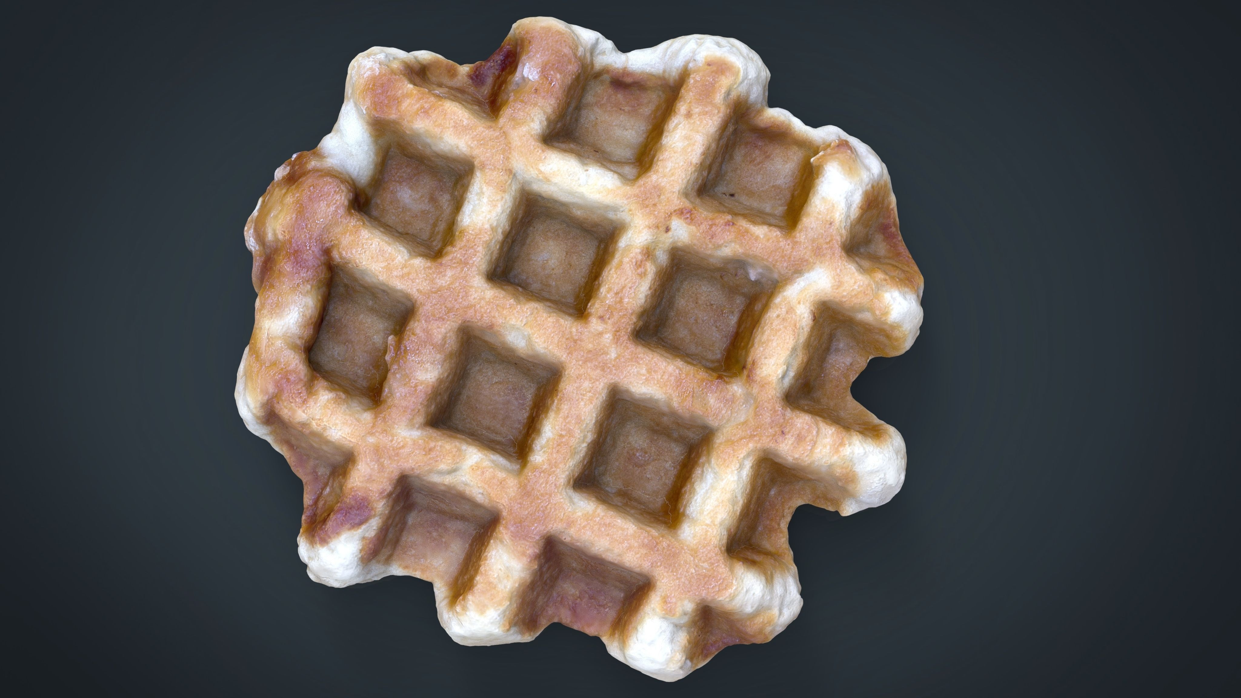 Waffle 3D model CGTrader