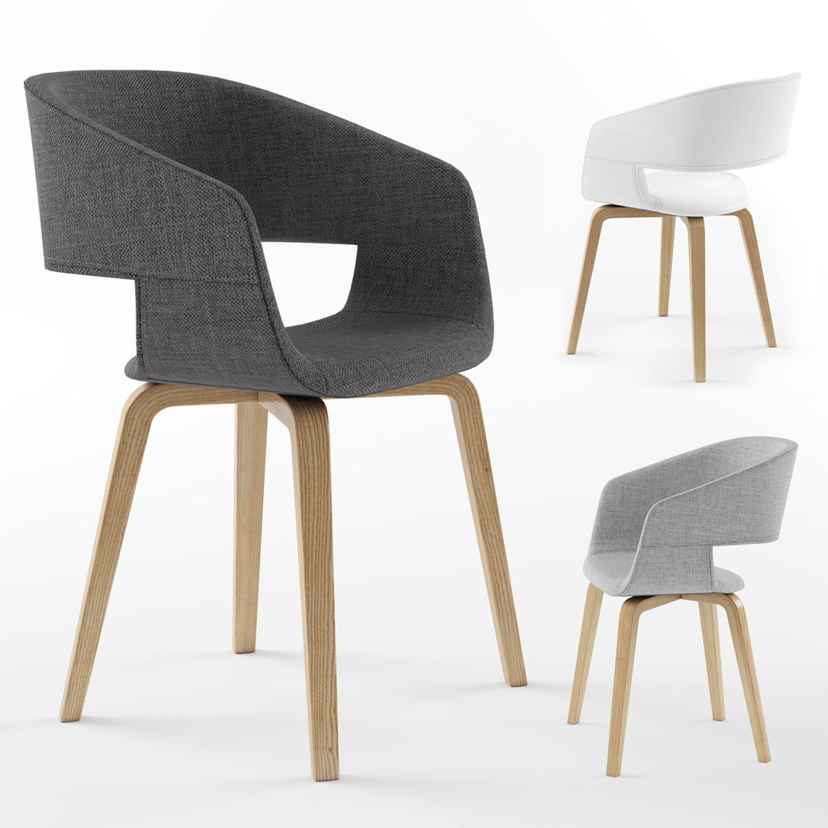 JYSK HOLSTEBRO chair 3D model CGTrader