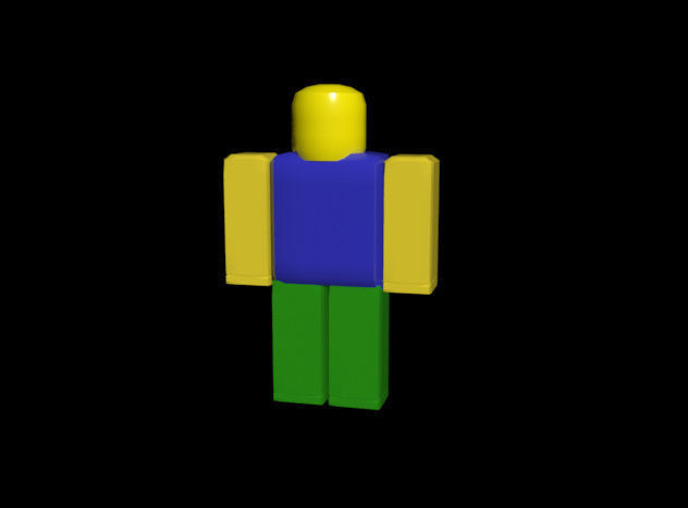 Roblox Noob Character Normal 3d Model Cgtrader - noob roblox characters images