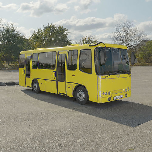 Bus Bogdan A092 3D model