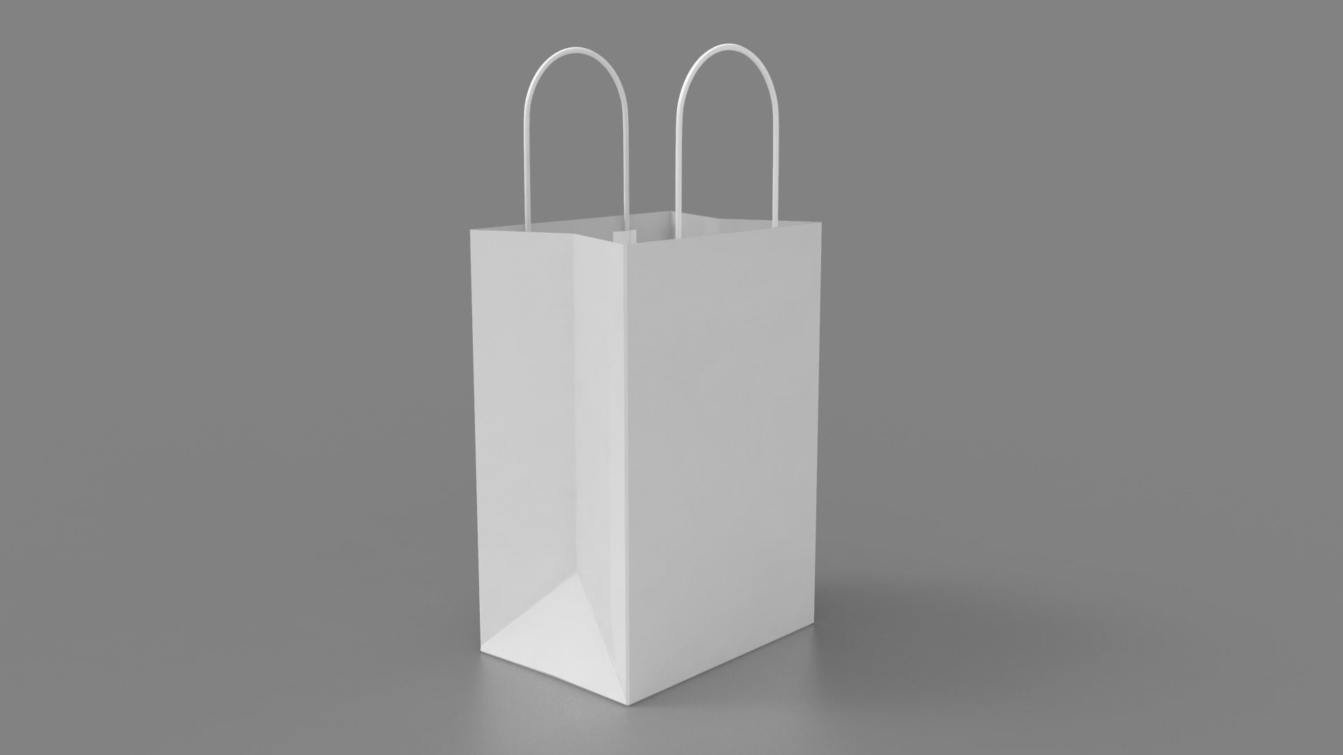 Paper Bag 3D model CGTrader