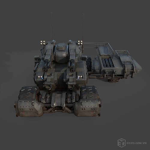 3D model Tank model VR / AR / lowpoly CGTrader