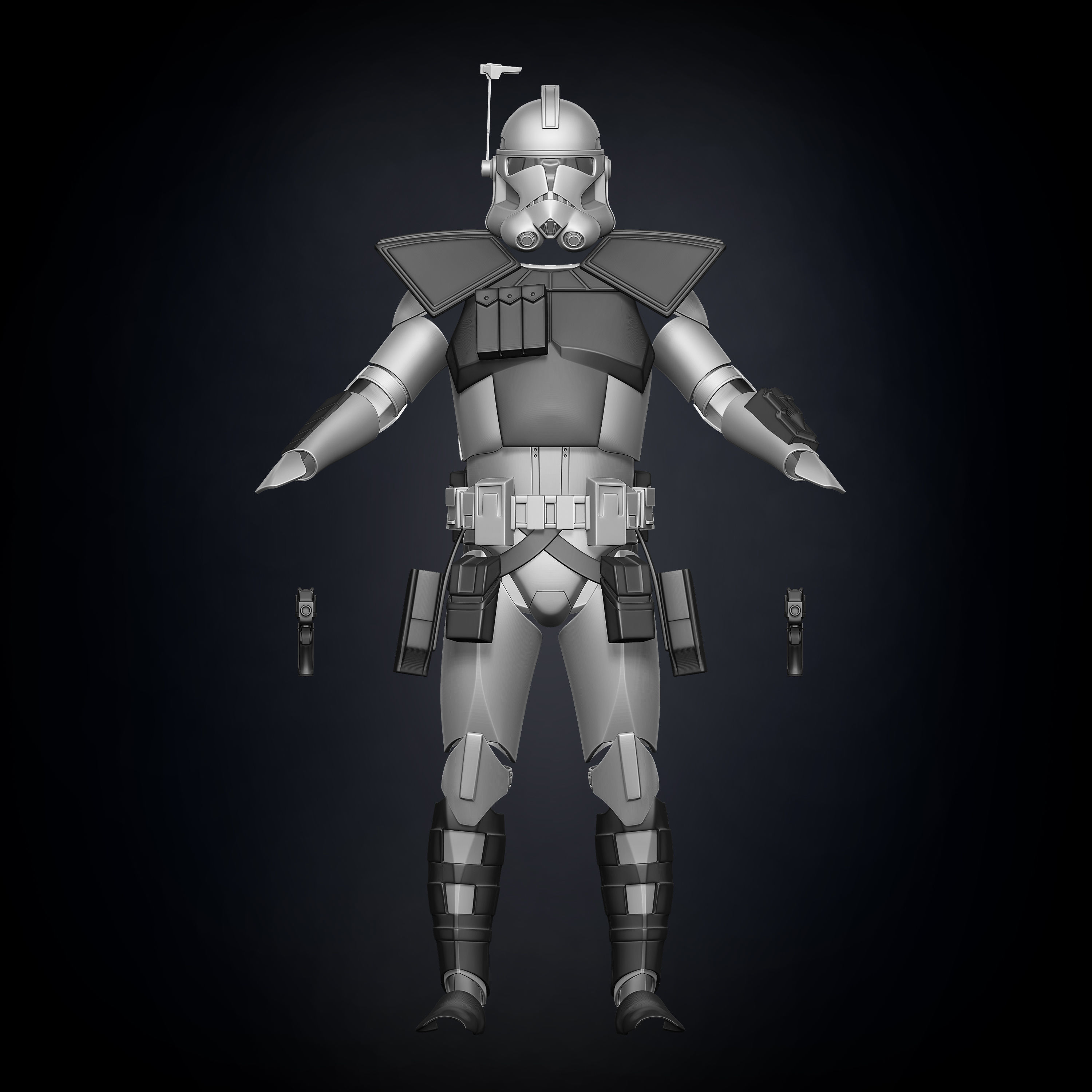 3d Printable Clone Trooper Armor Customize And Print