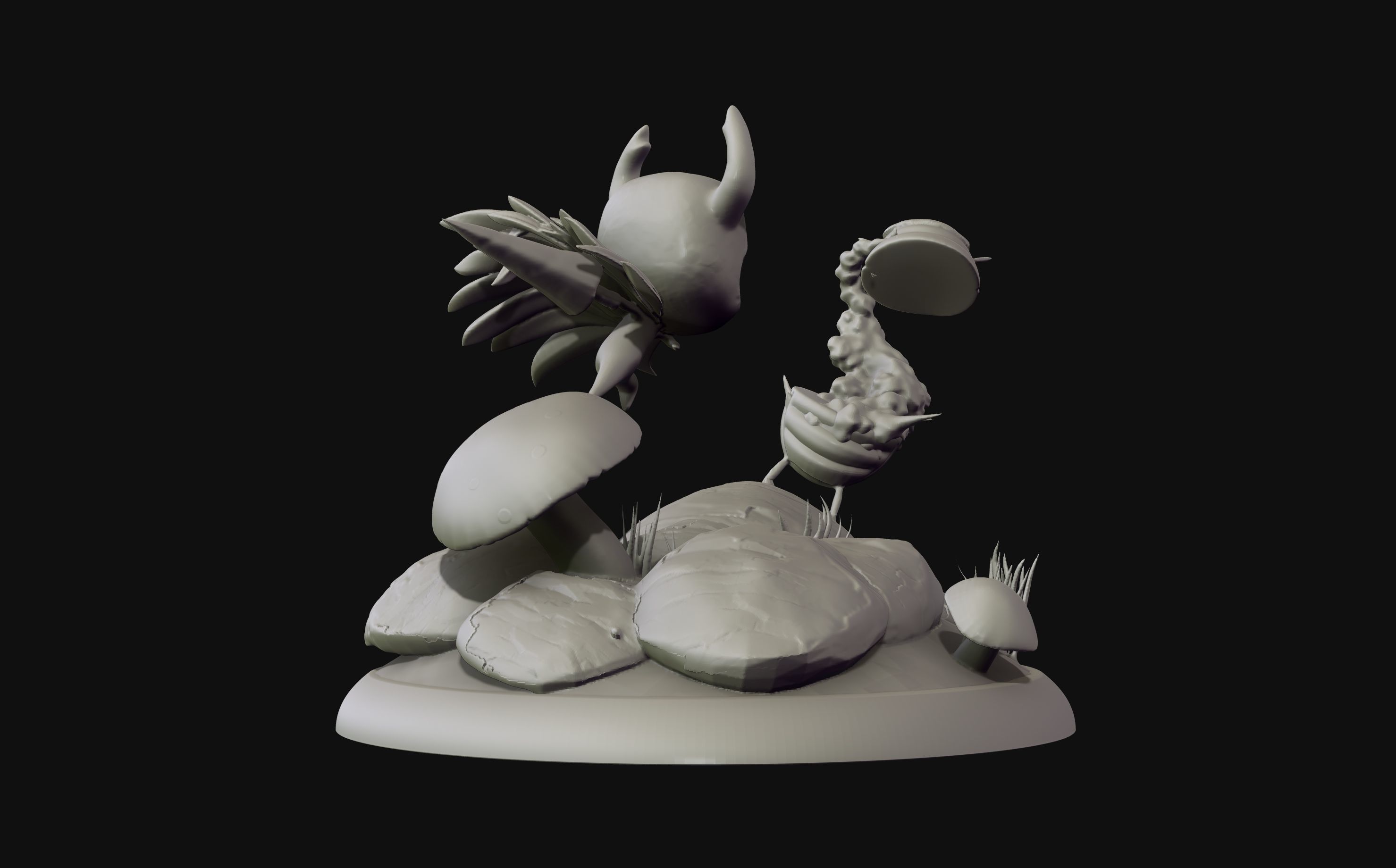 Hollow Knight Diorama statue 3d print 3D model 3D printable | CGTrader