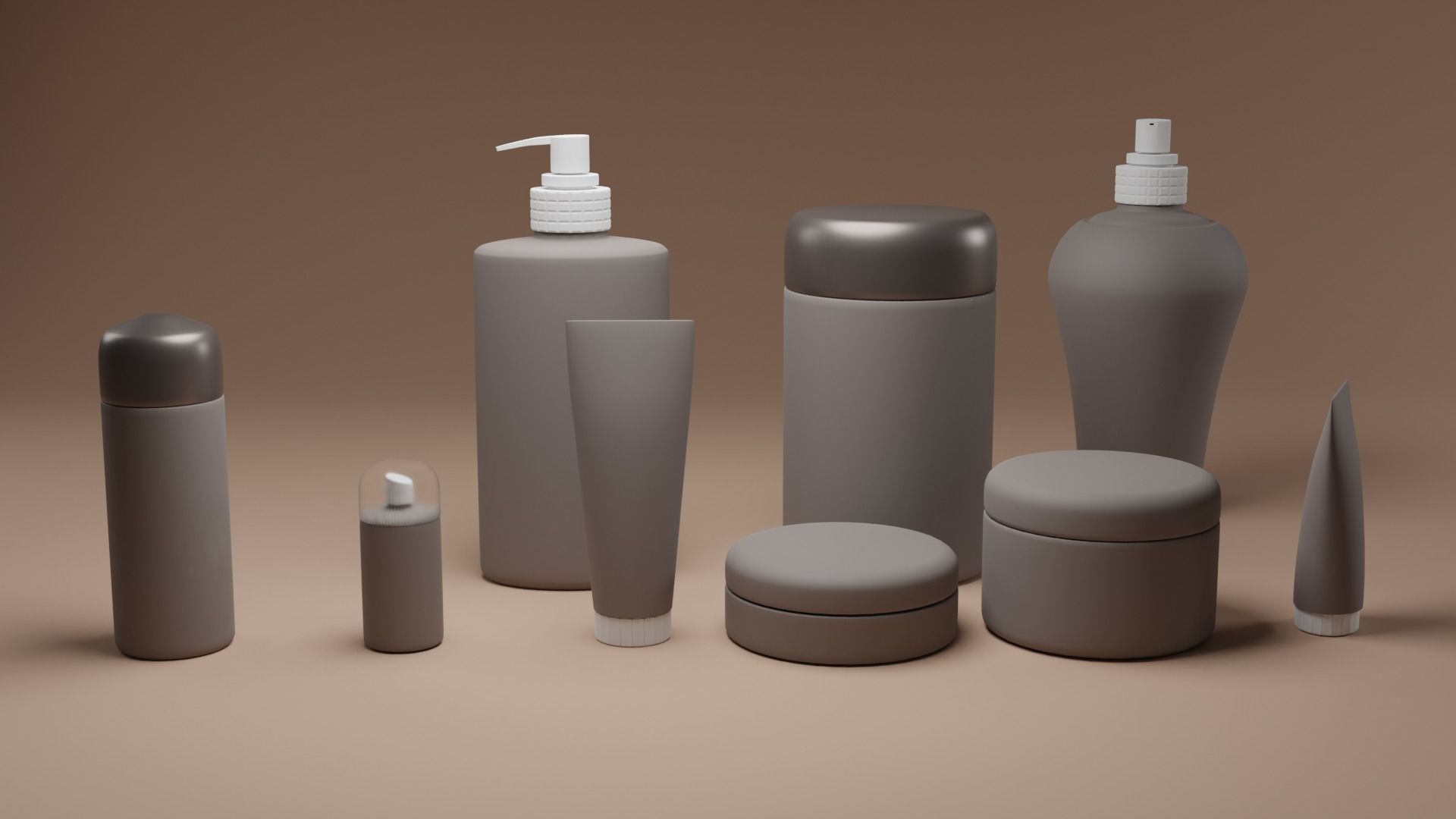 Cosmetics and skin care mock up