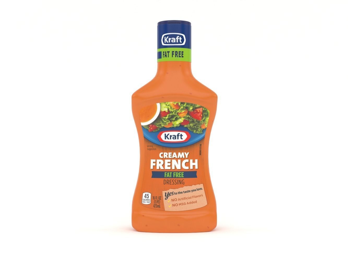 Kraft Creamy French Dressing 3D model CGTrader