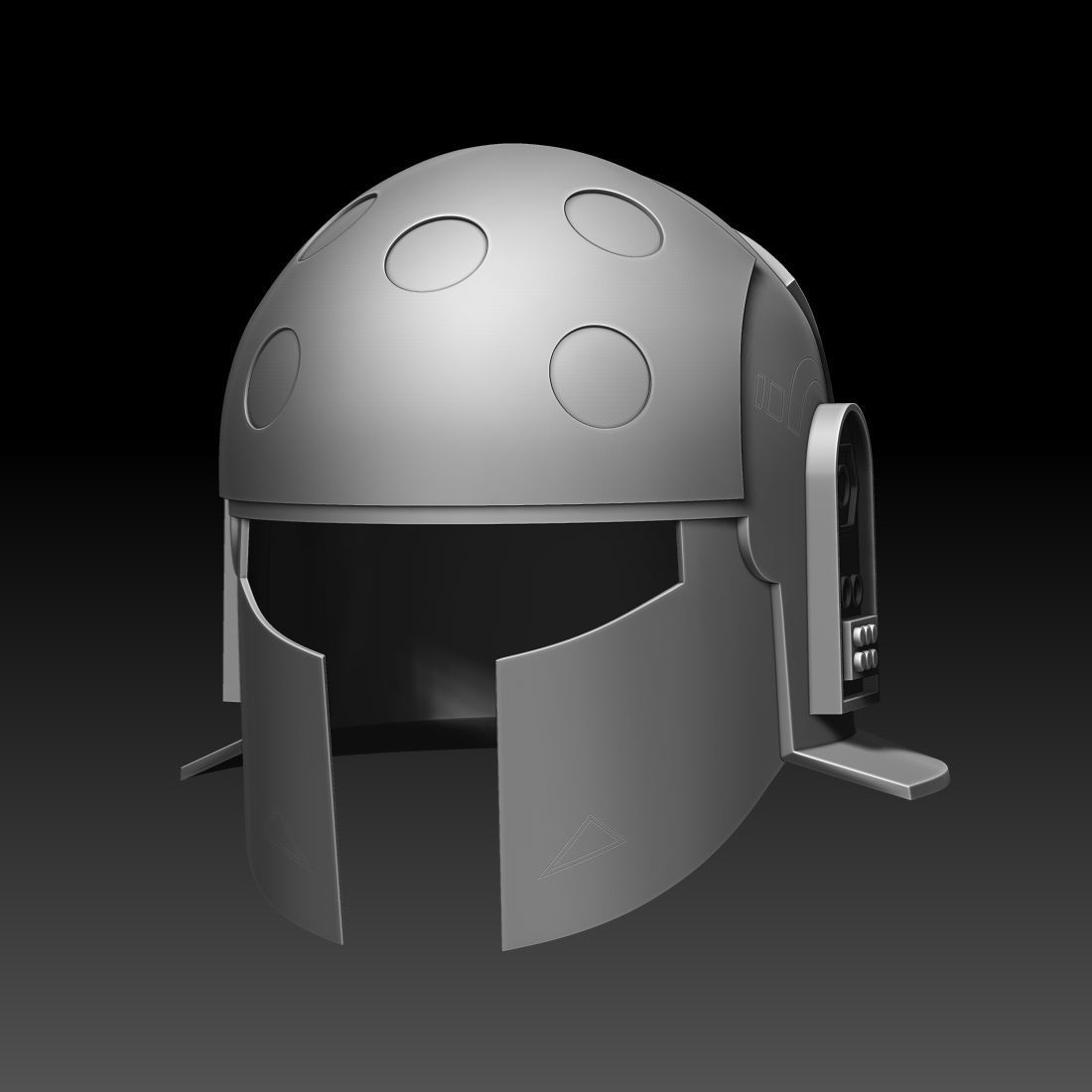 ISB Agent helmet Star Wars Battlefront 2 cosplay SW 3D model 3D